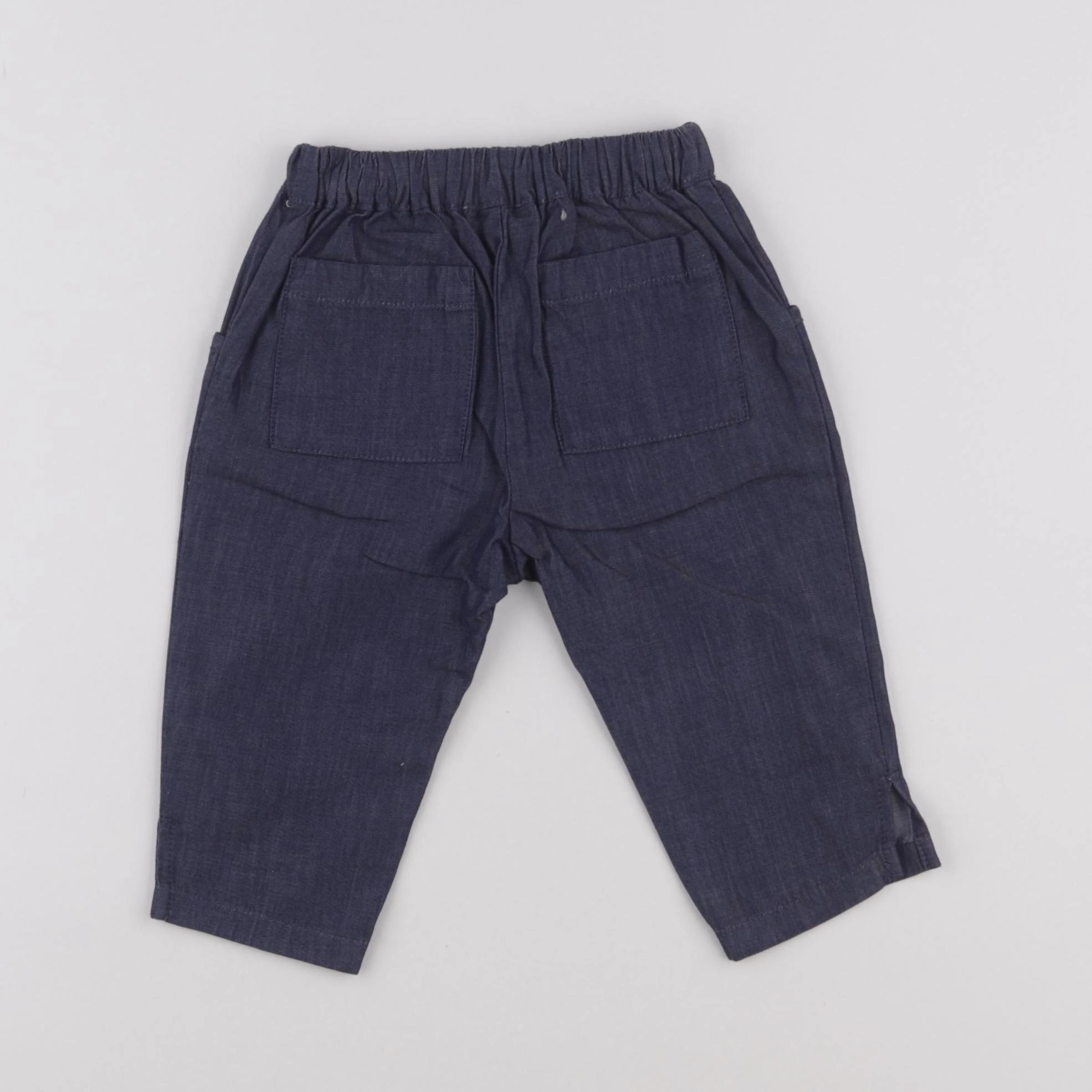 Jacadi - pantalon bleu - 12 mois