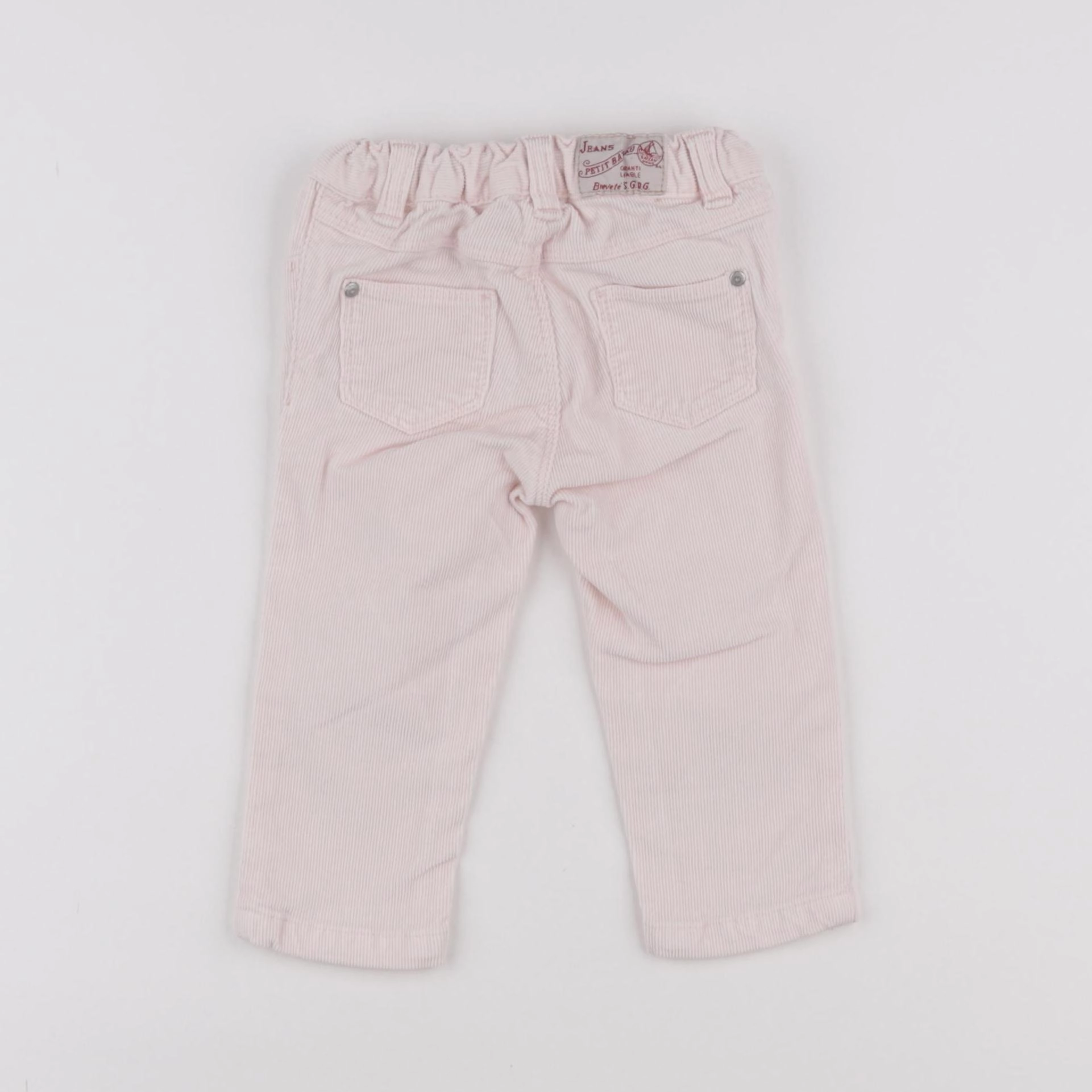Petit Bateau - pantalon rose - 12 mois