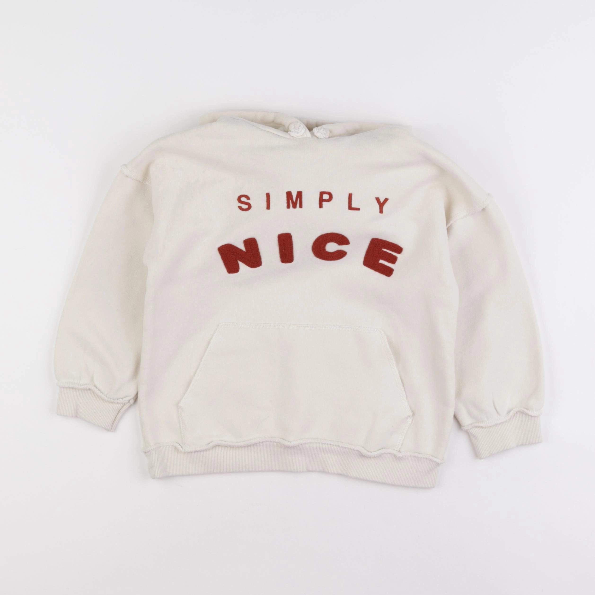 Zara - sweat beige - 3/4 ans