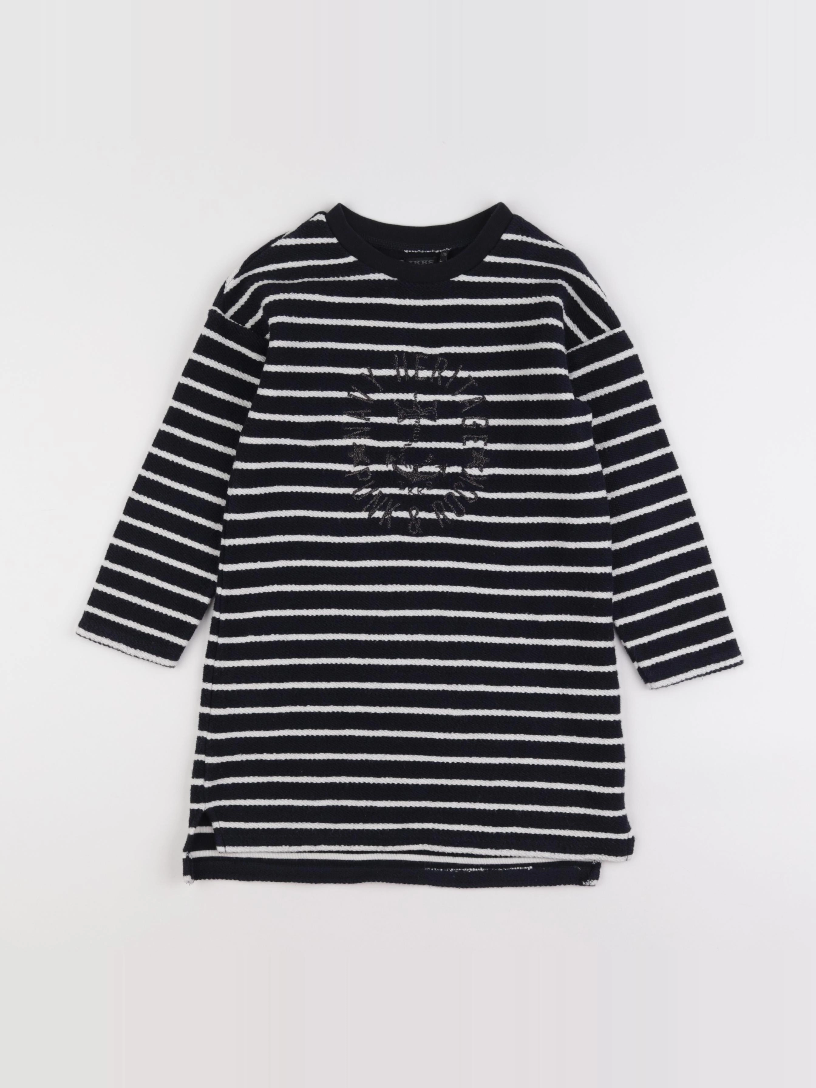 IKKS - robe bleu - 6 ans