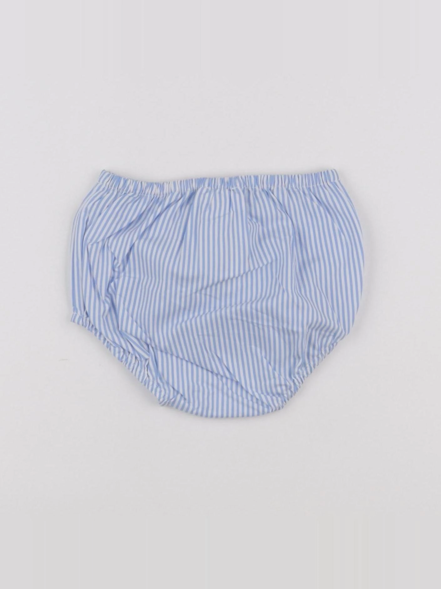 Jacadi - bloomer blanc, bleu - 6 mois