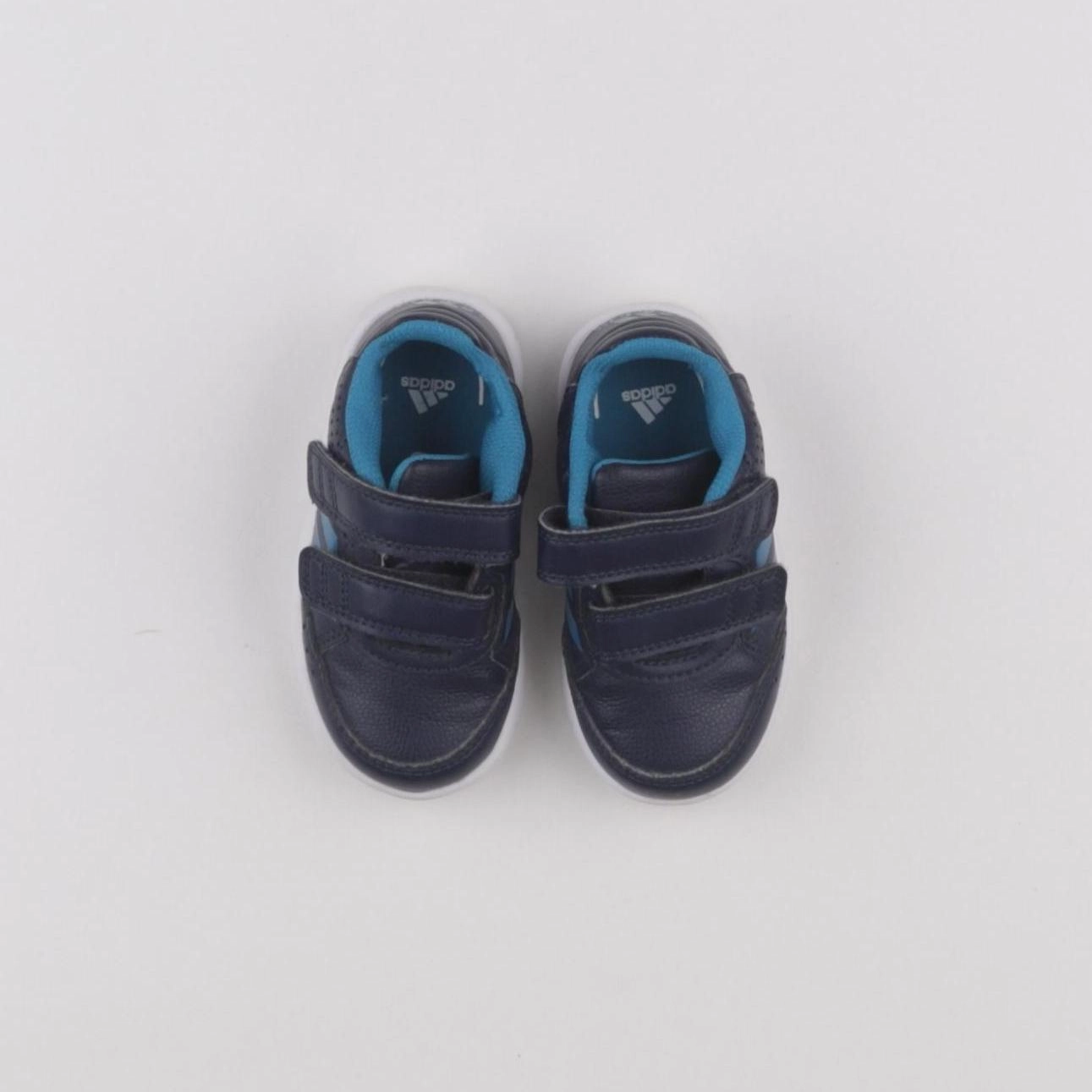 Adidas - tennis à scratch/ lacets bleu - pointure 21