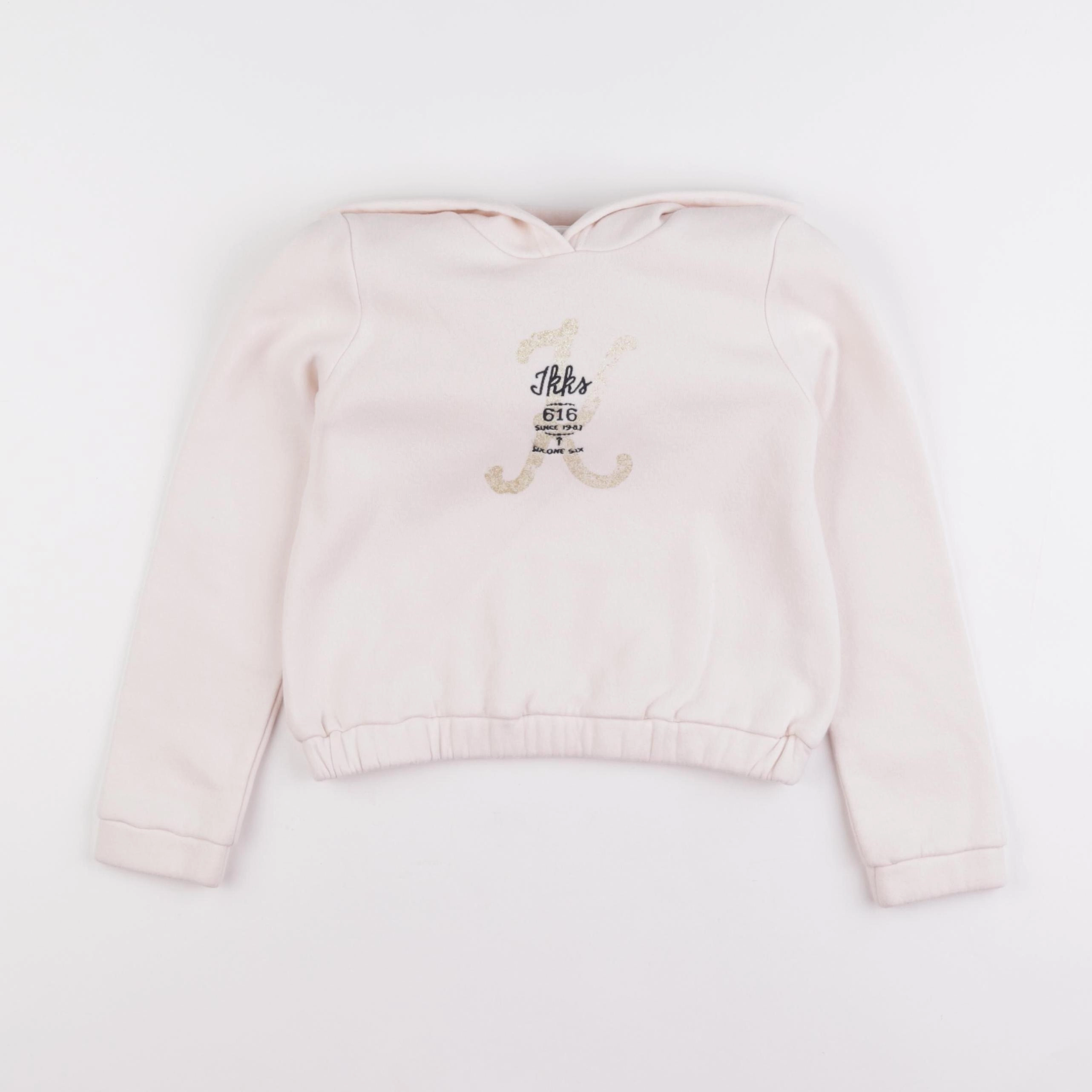 IKKS - sweat rose - 8 ans