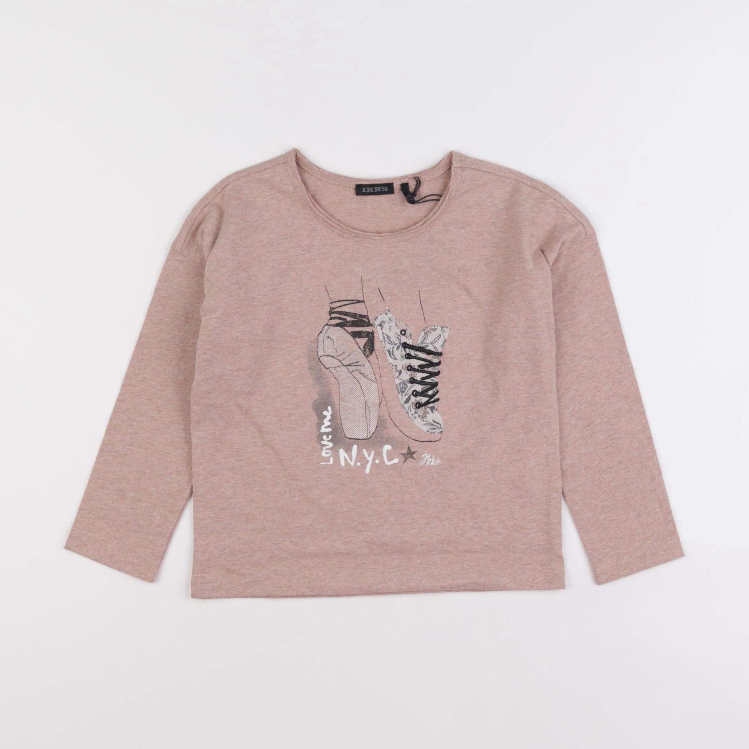IKKS - tee-shirt rose - 4 ans