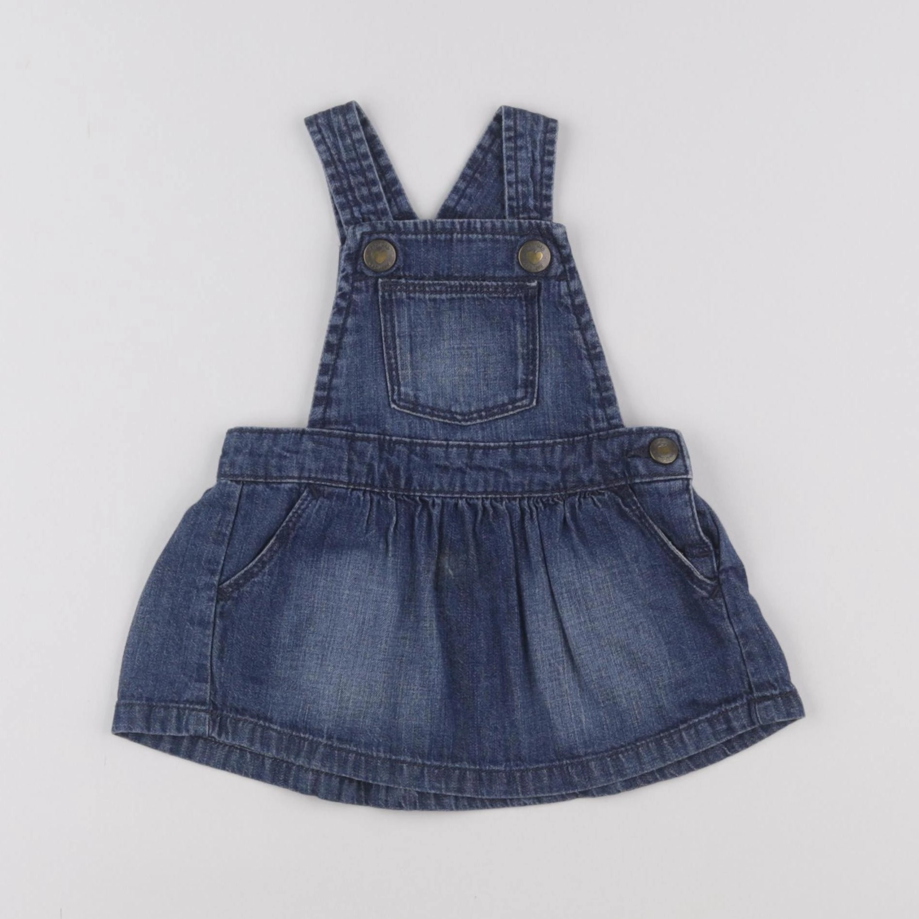 GAP - robe bleu - 3/6 mois