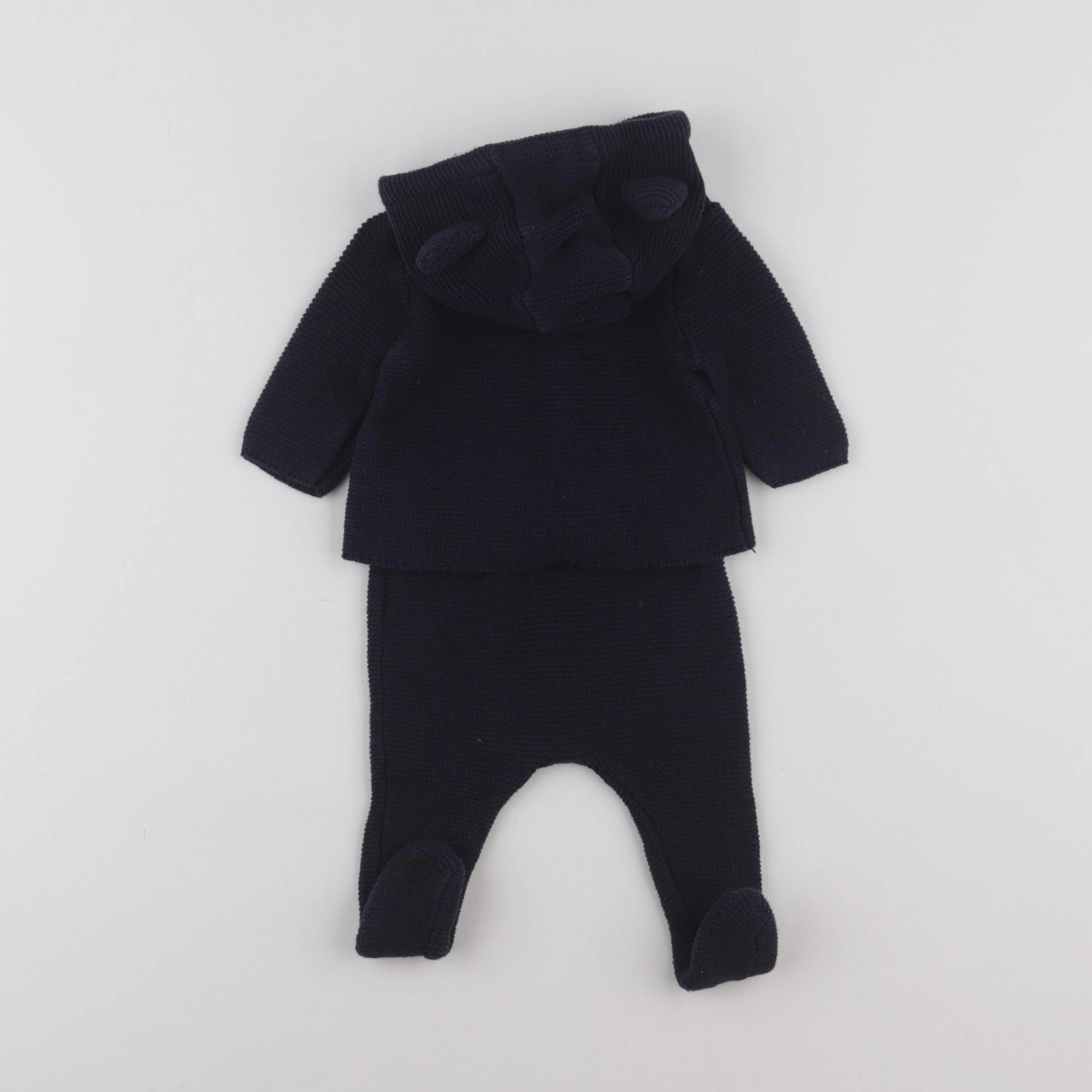 Vertbaudet - ensemble bleu - 1 mois