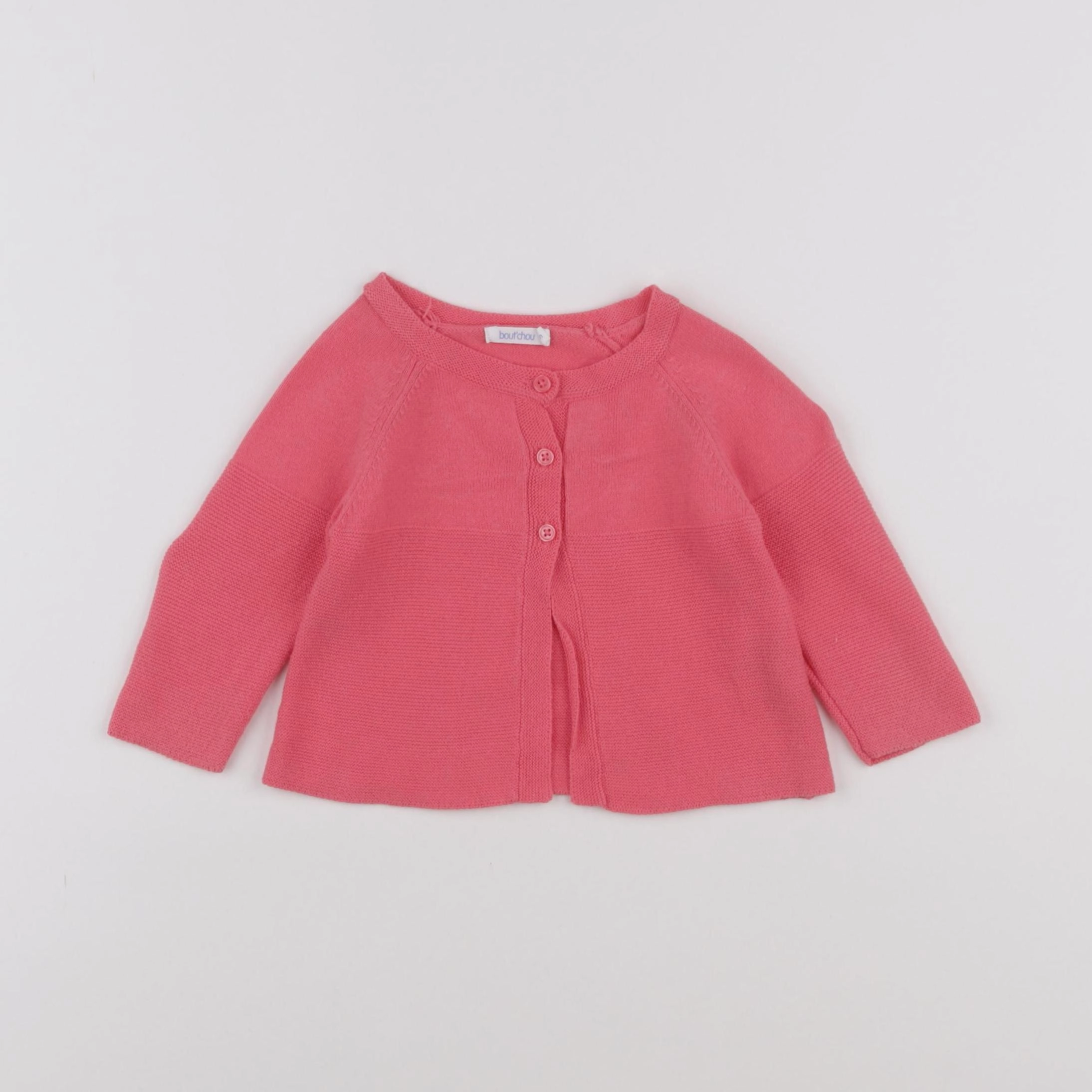 Boutchou - gilet rose - 6 mois
