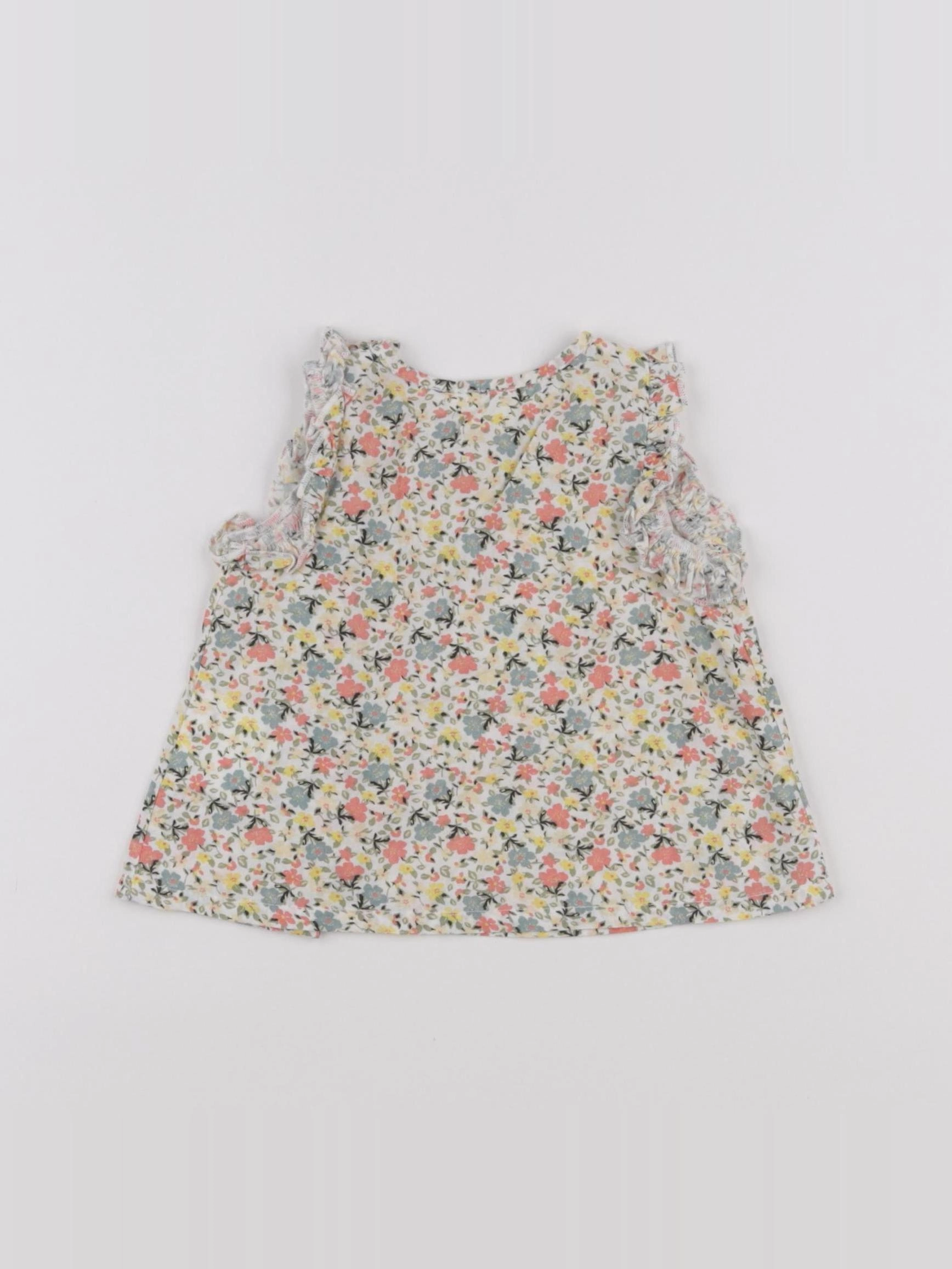 Boutchou - blouse multicolore - 3 mois
