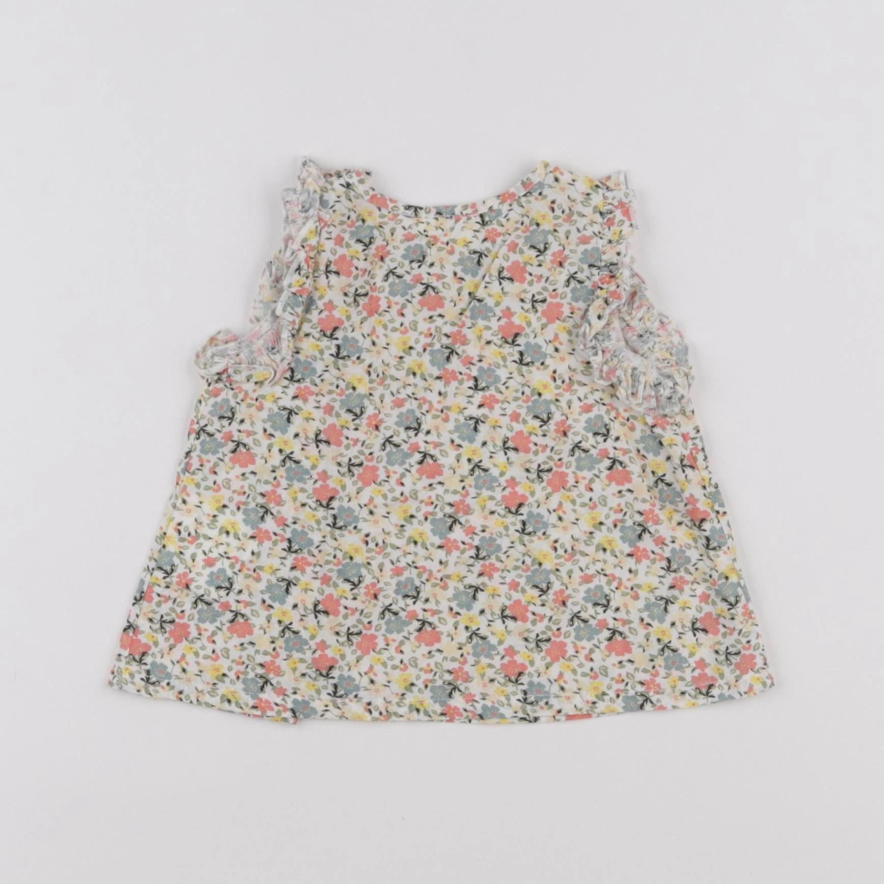 Boutchou - blouse multicolore - 3 mois