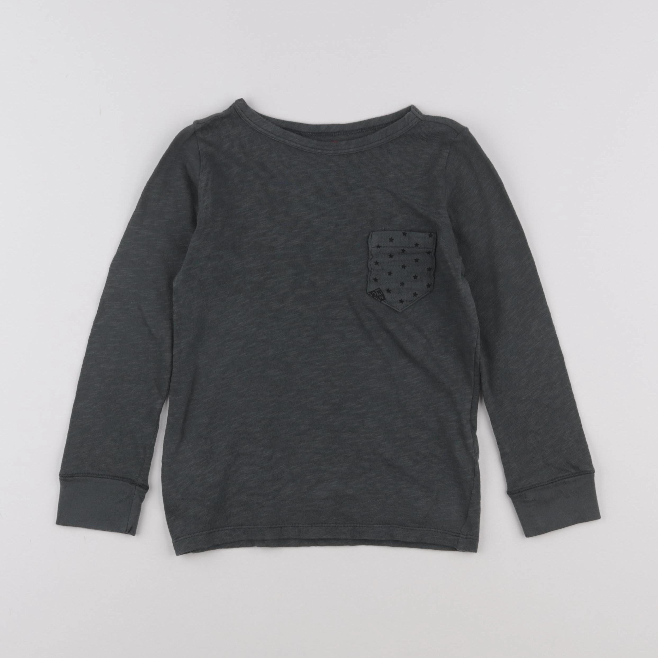 Bonton - tee-shirt gris - 6 ans