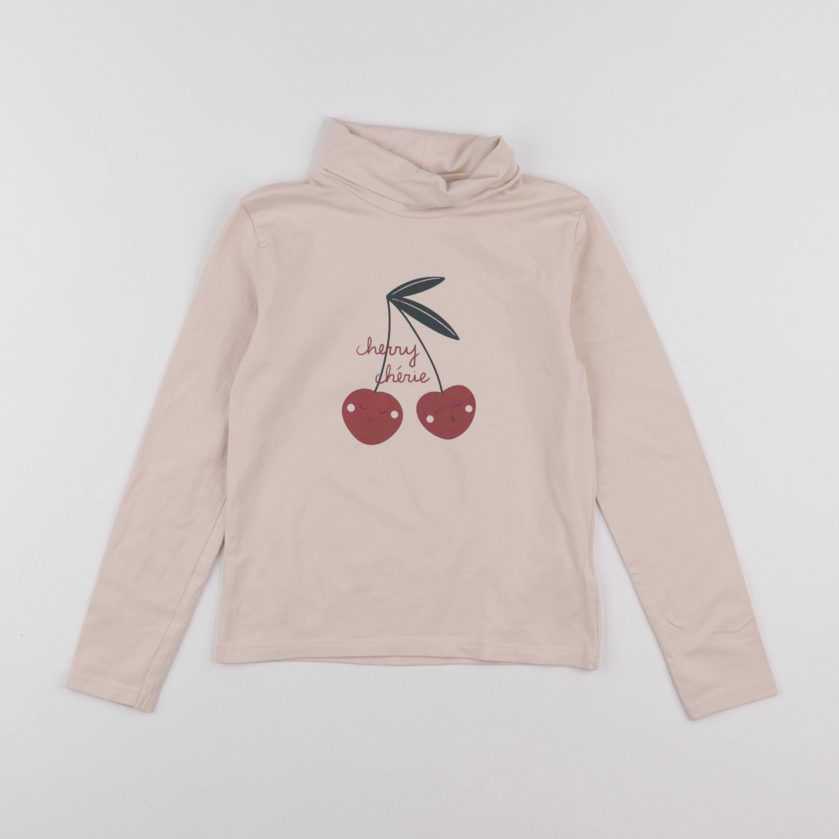 Vertbaudet - sous-pull rose - 8 ans