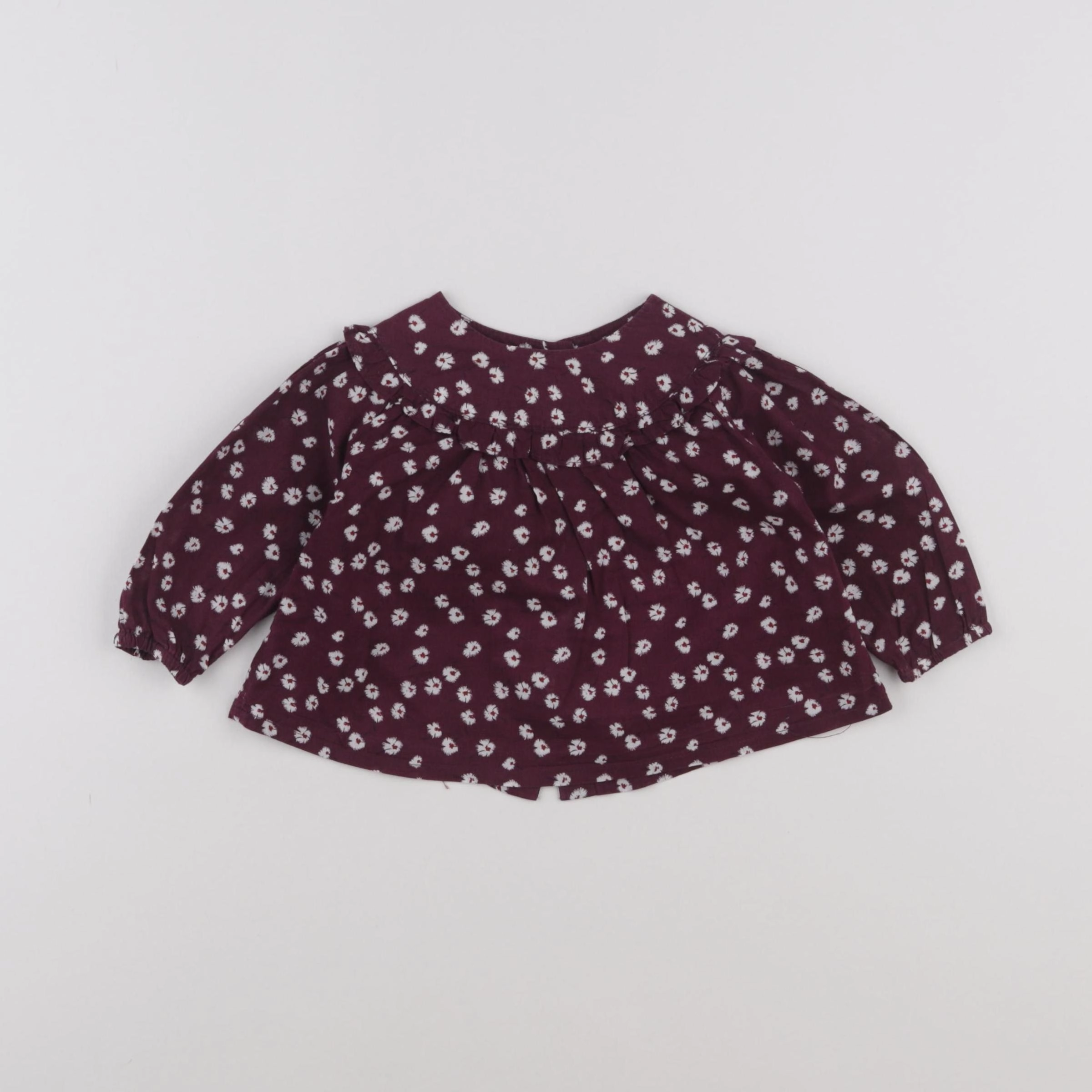 Boutchou - blouse violet - 6 mois