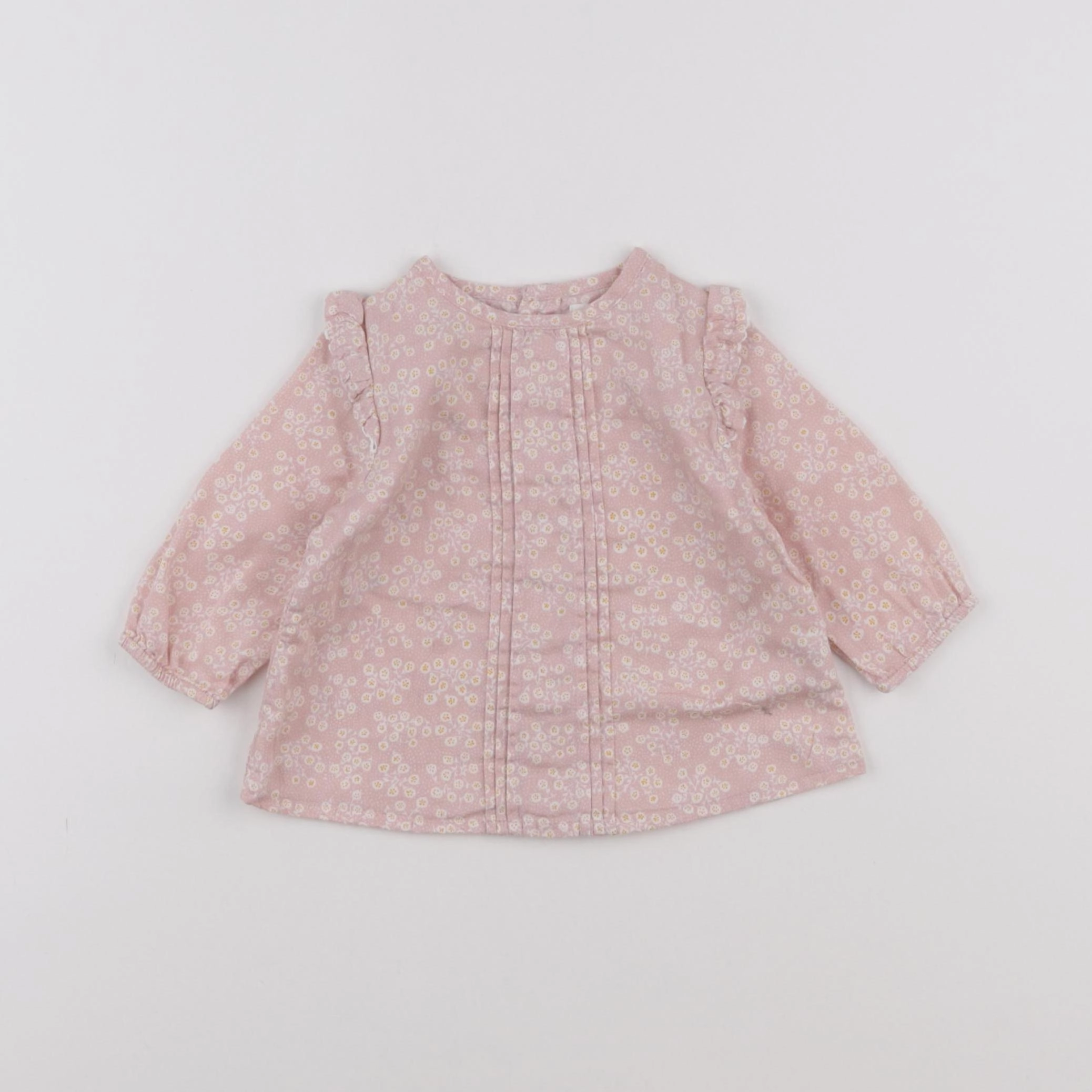 Boutchou - blouse rose - 6 mois
