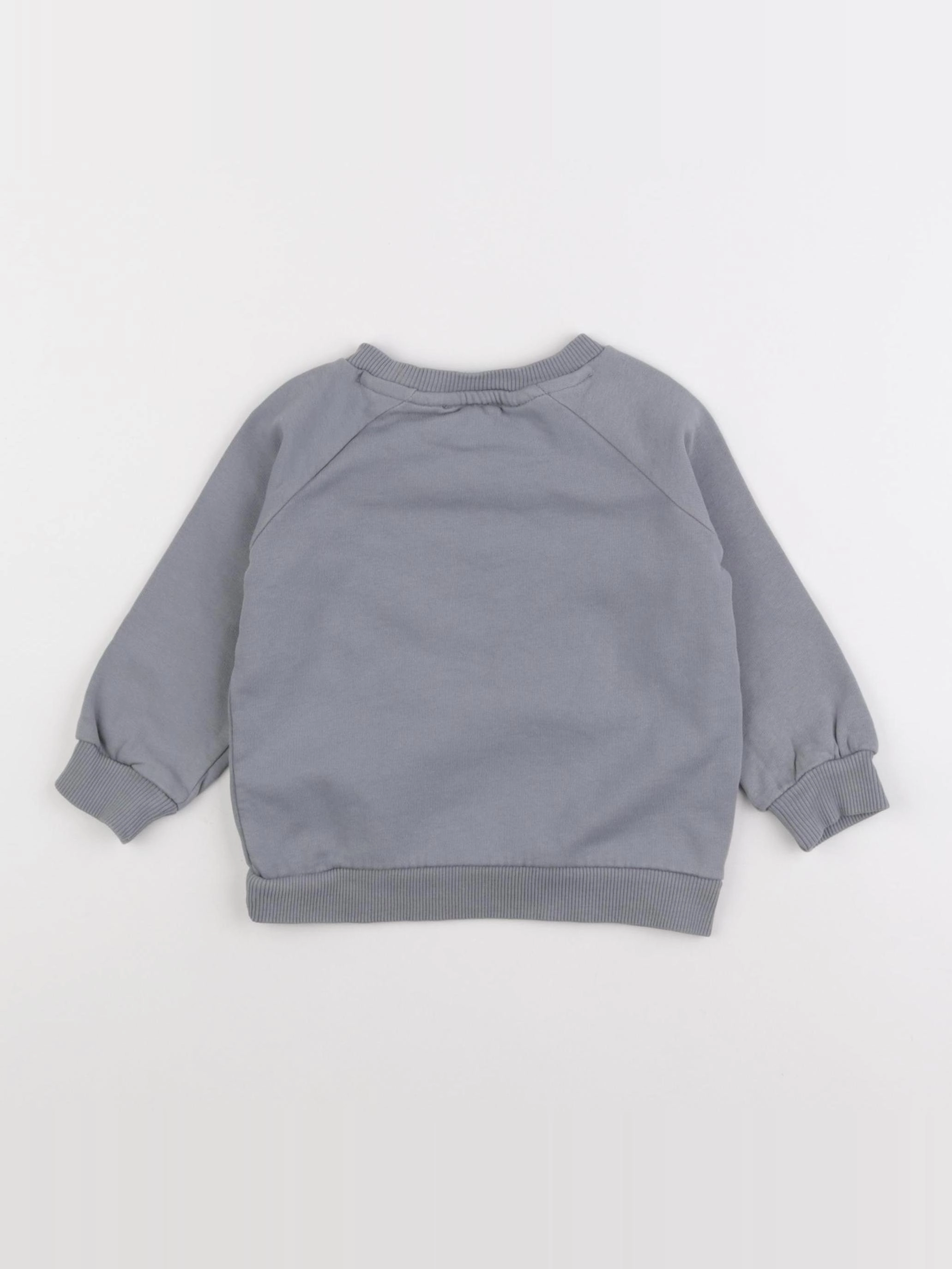 Mango - sweat gris - 12/18 mois