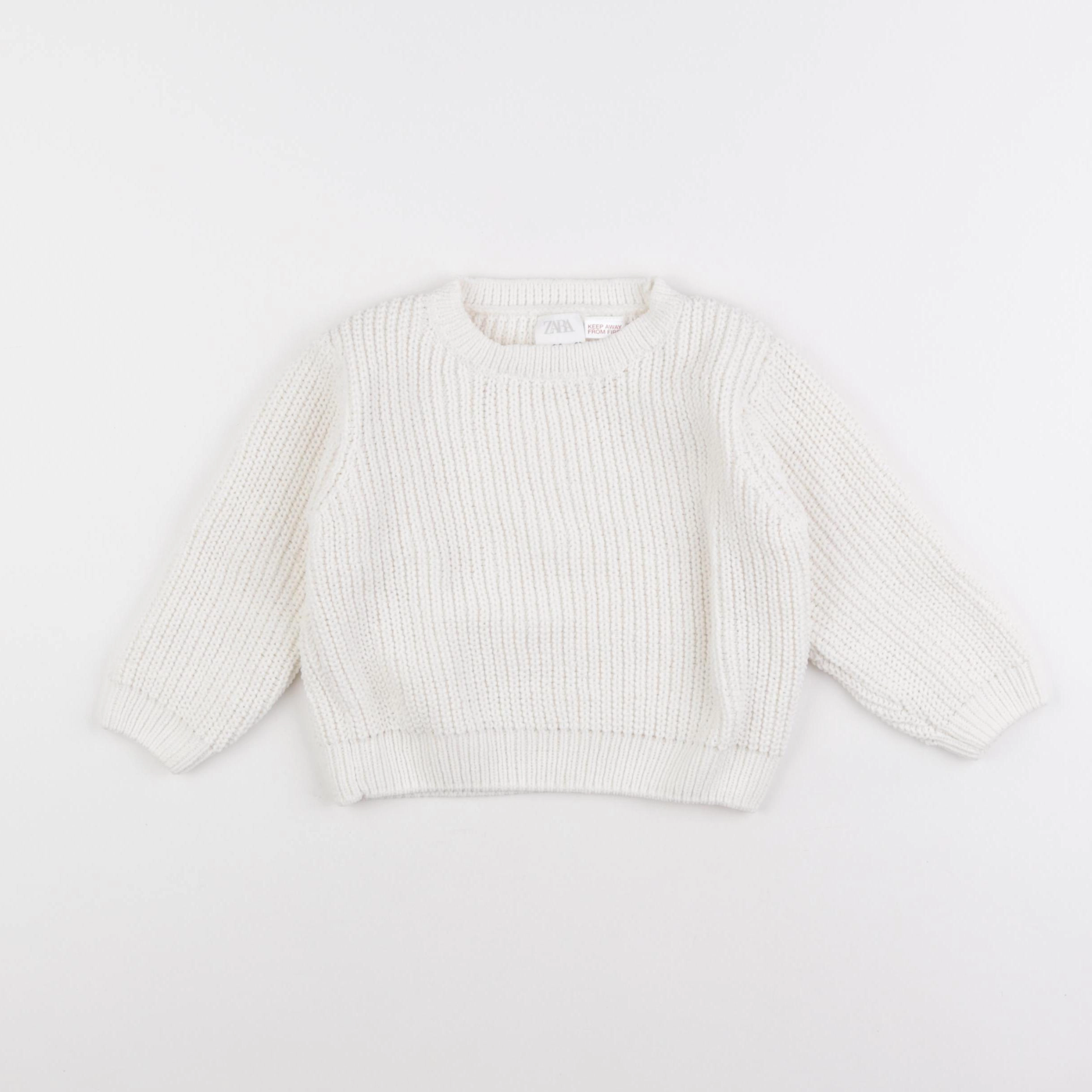 Zara - pull beige - 2/3 ans