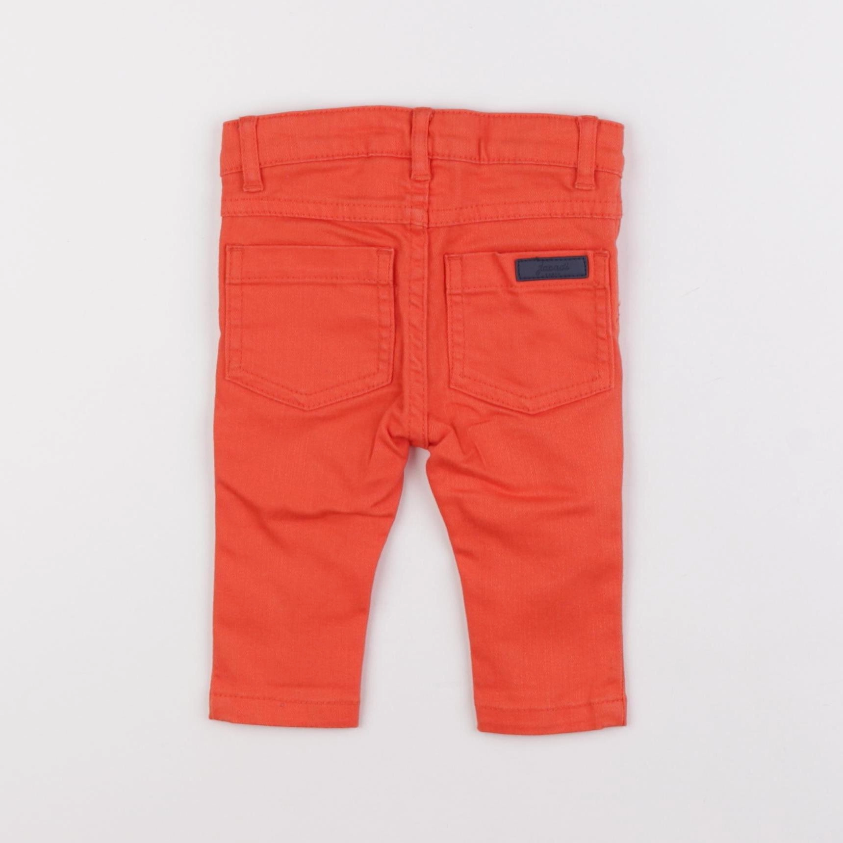 Jacadi - jean orange - 6 mois