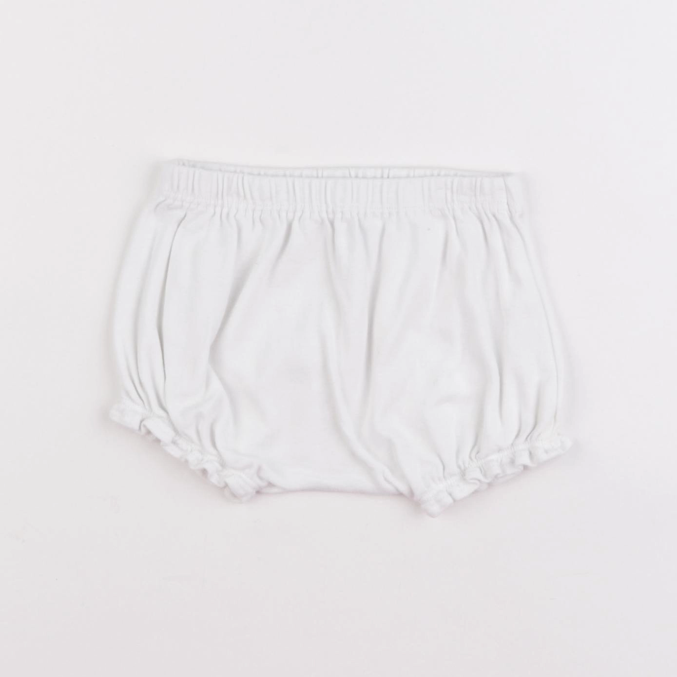 Petit Bateau - bloomer blanc - 3 mois