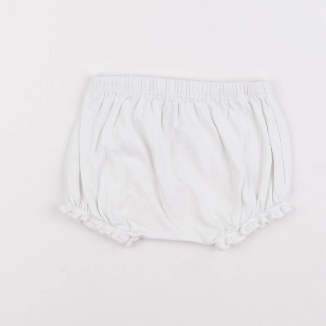 Petit Bateau - bloomer blanc - 3 mois
