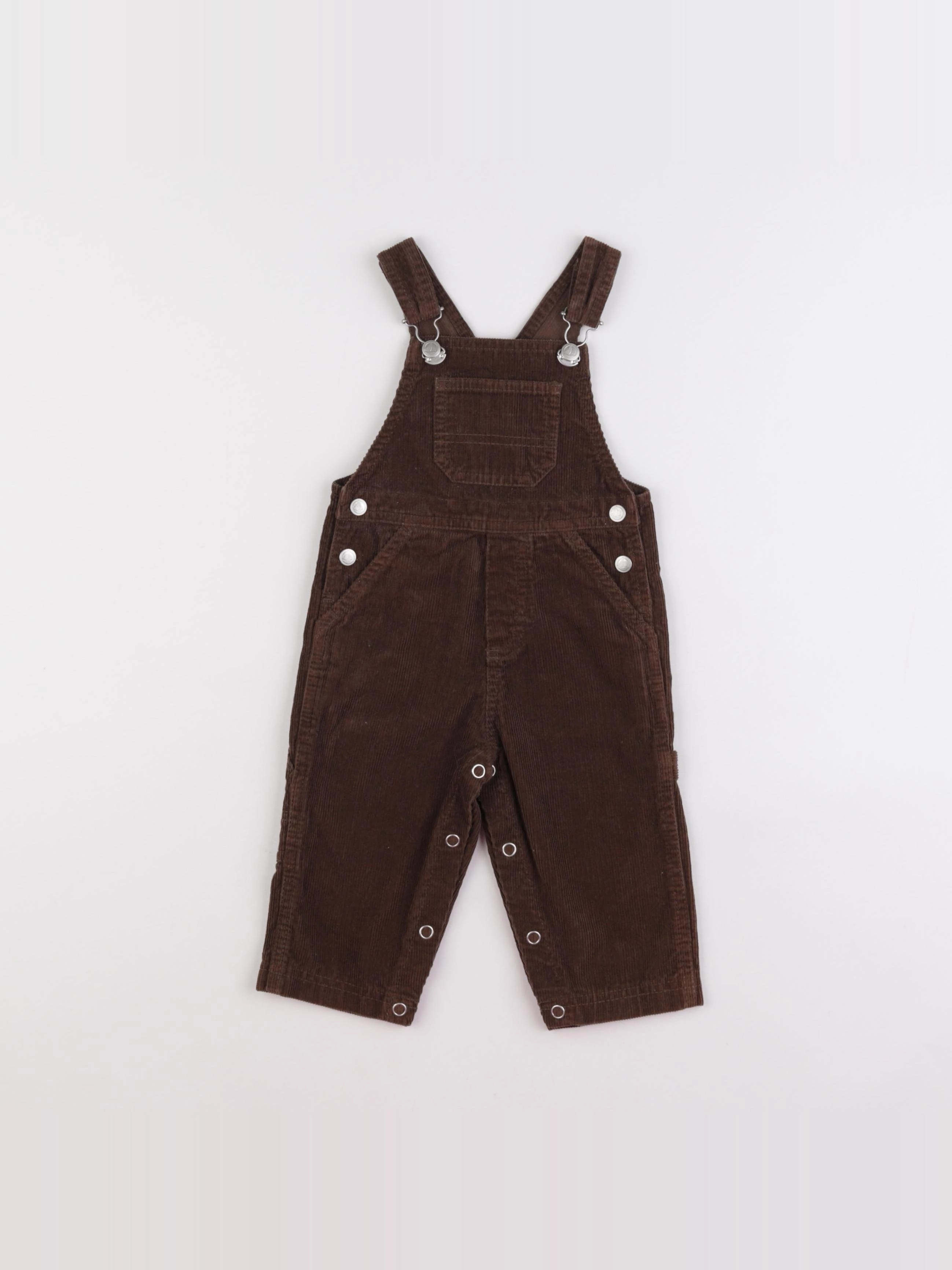 Petit Bateau - salopette marron - 6 mois