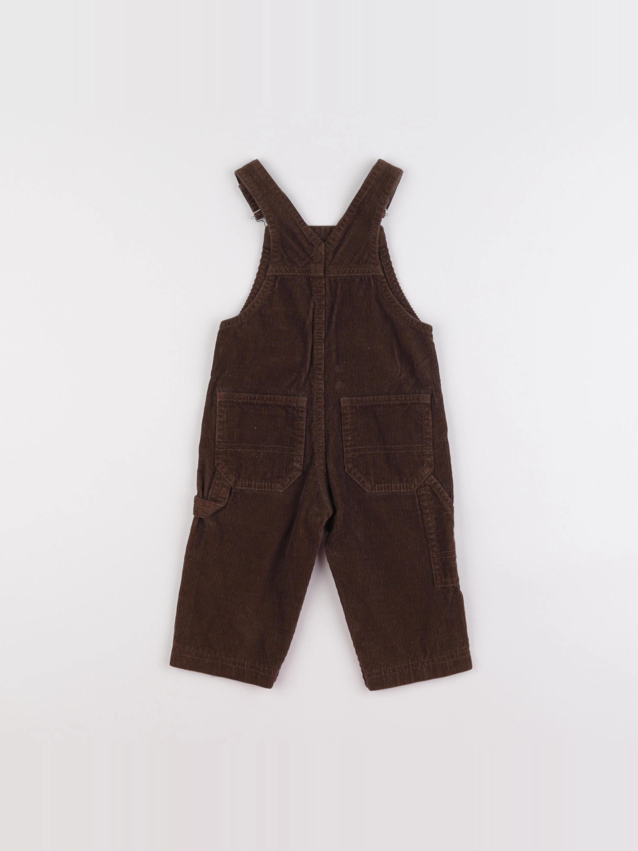 Petit Bateau - salopette marron - 6 mois