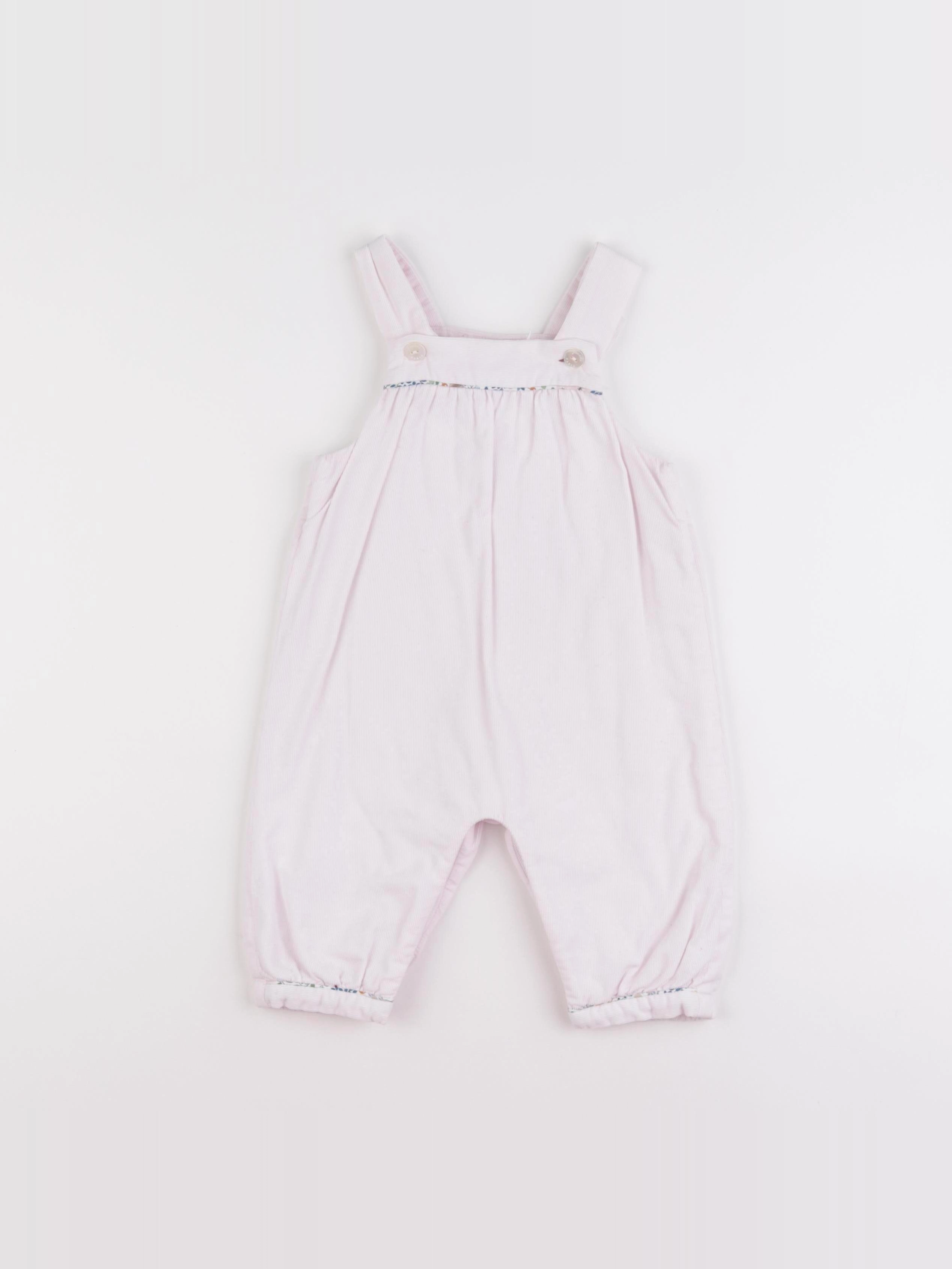 Jacadi - salopette rose - 12 mois