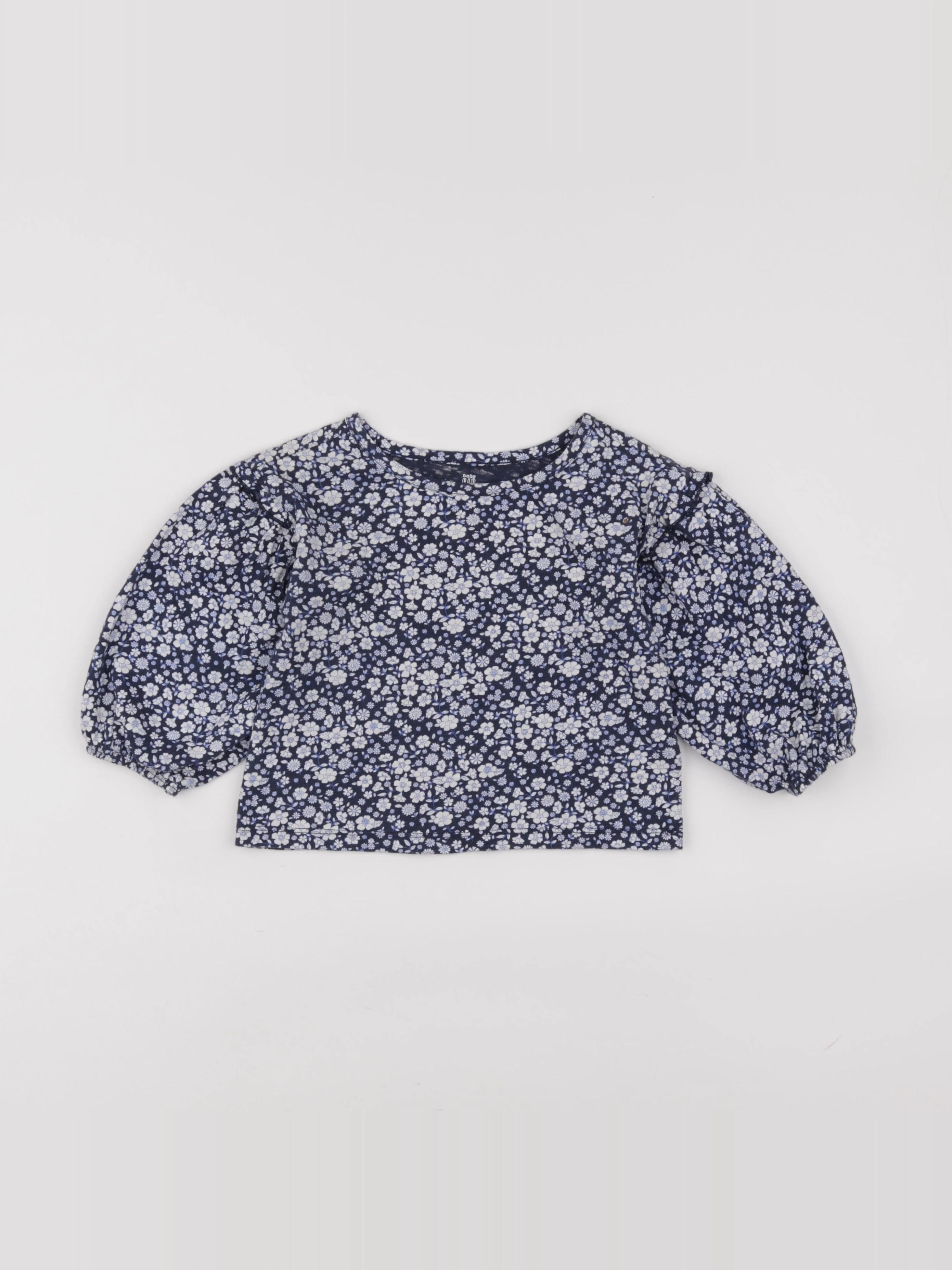 GAP - tee-shirt blanc, bleu - 18/24 mois