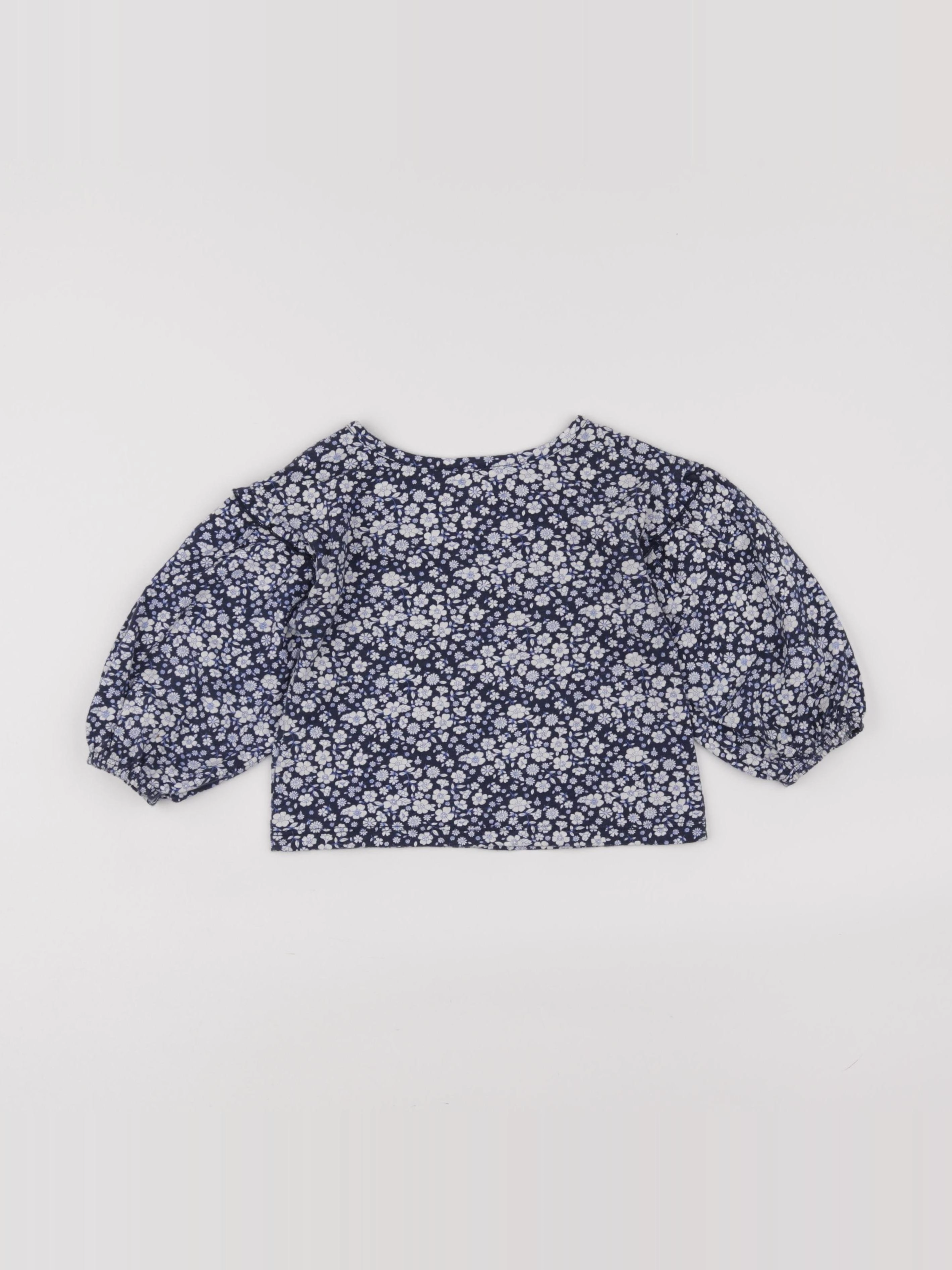 GAP - tee-shirt blanc, bleu - 18/24 mois