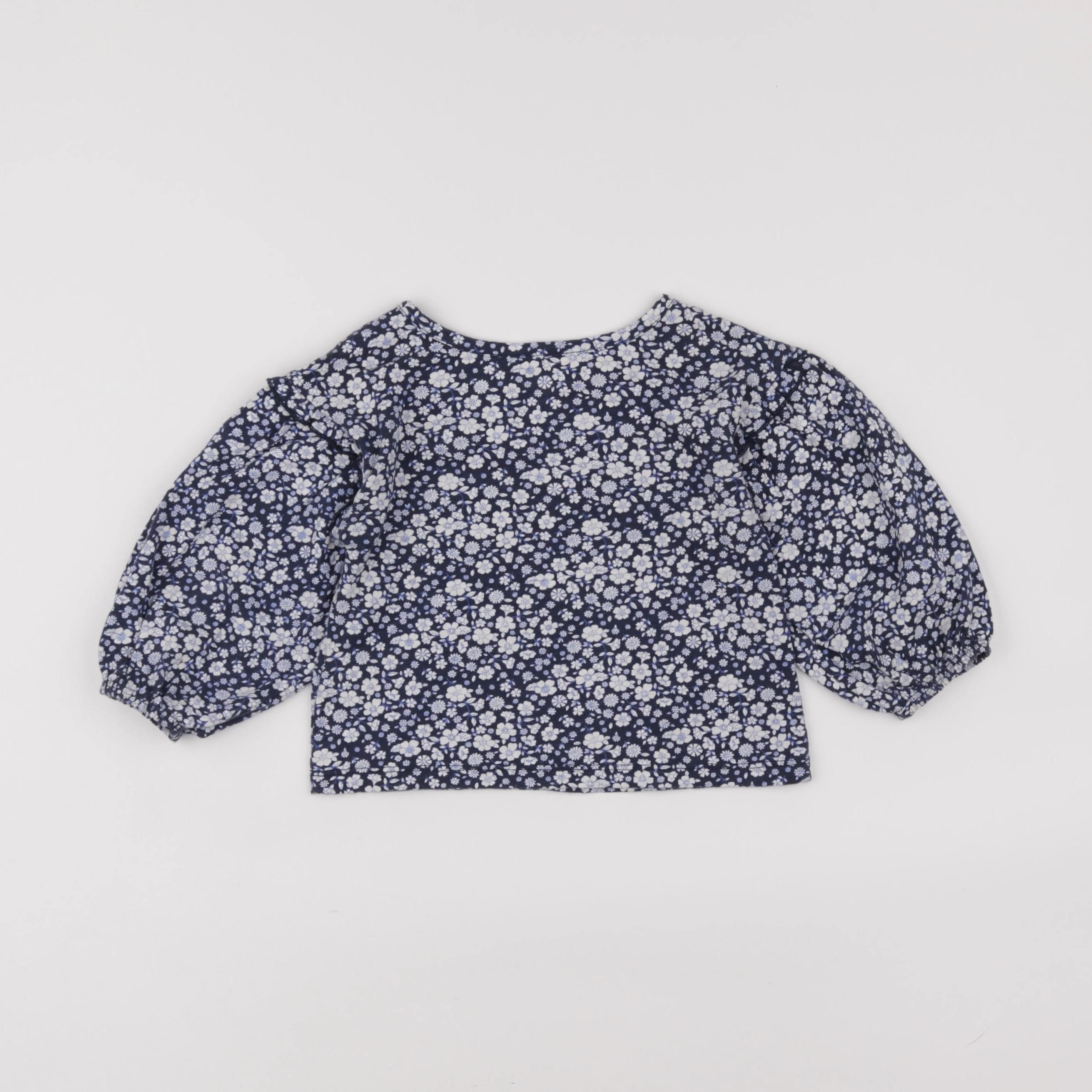 GAP - tee-shirt blanc, bleu - 18/24 mois