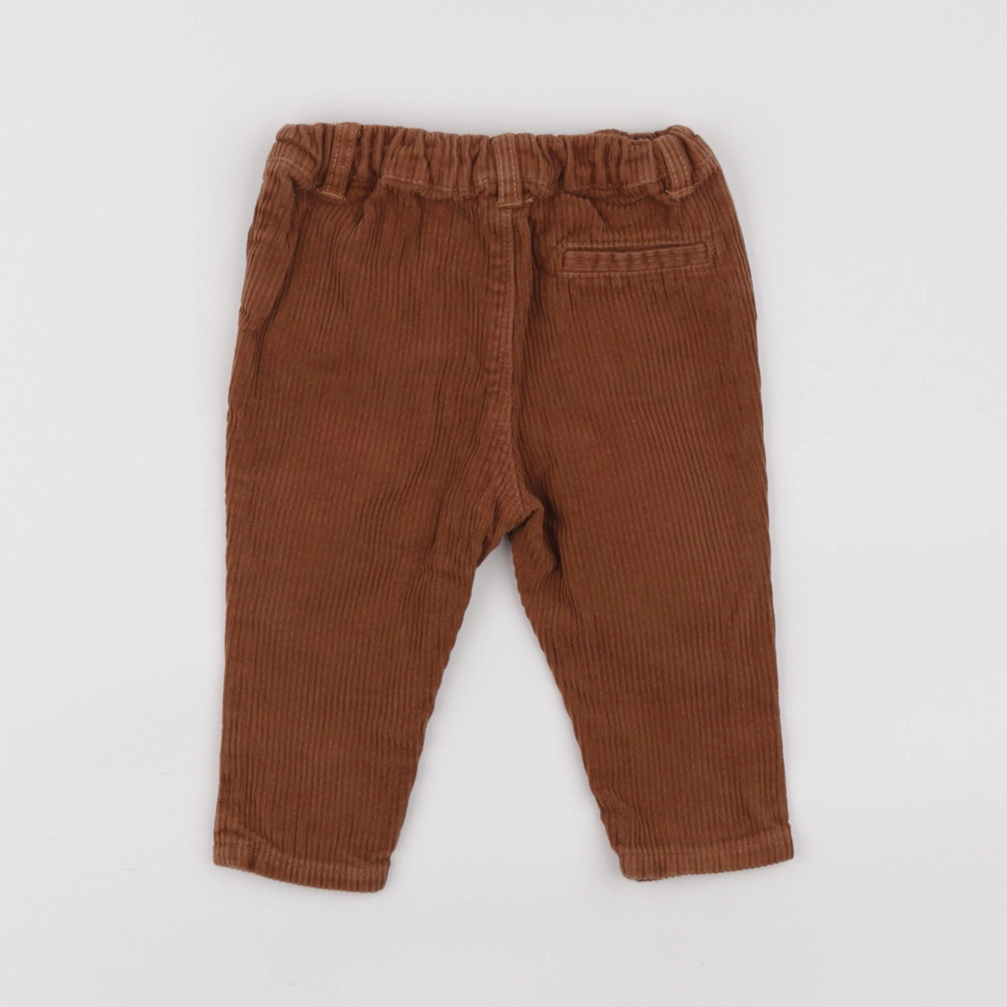 Vertbaudet - pantalon marron - 9 mois