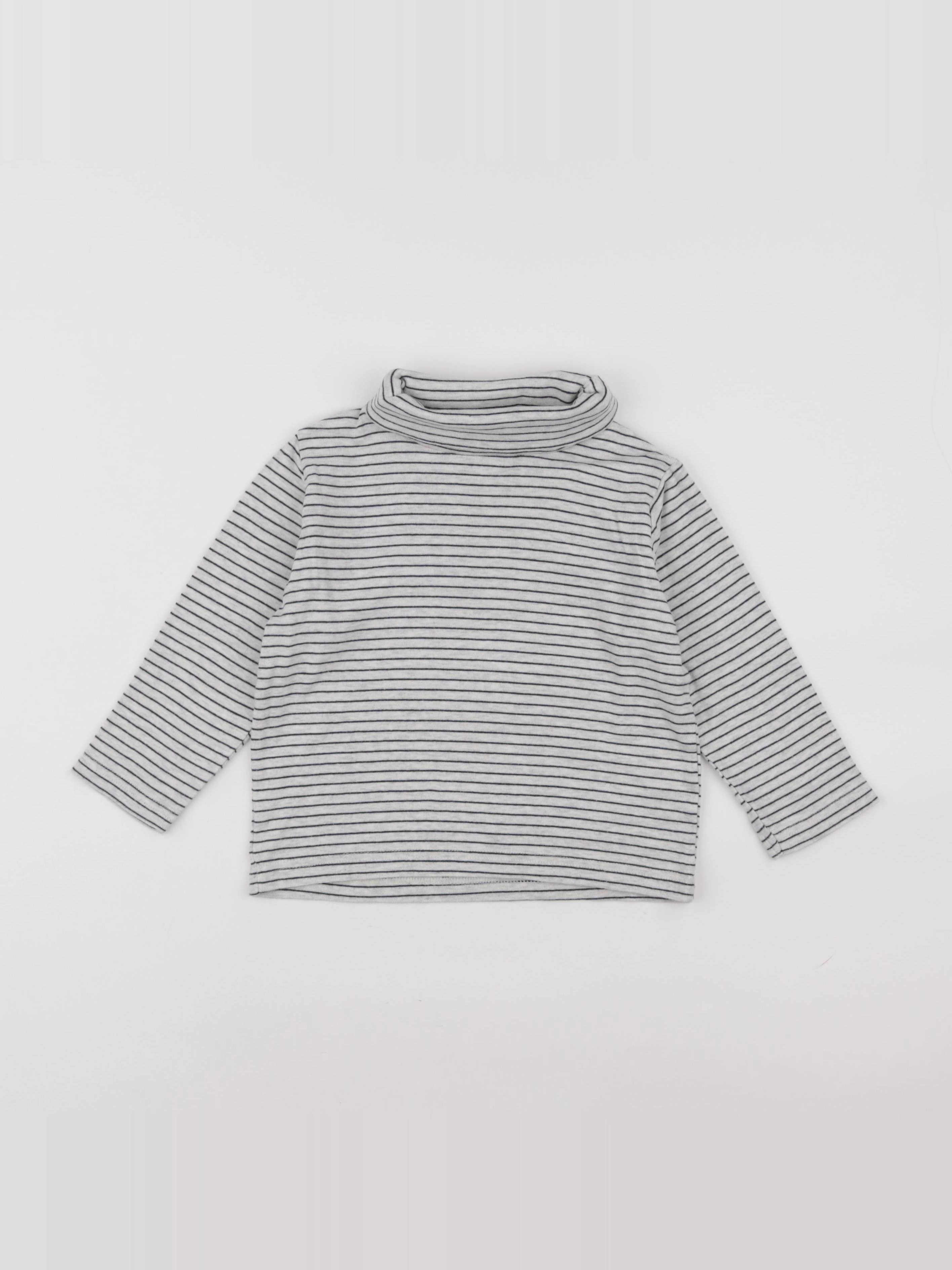 Vertbaudet - sous-pull gris - 5 ans