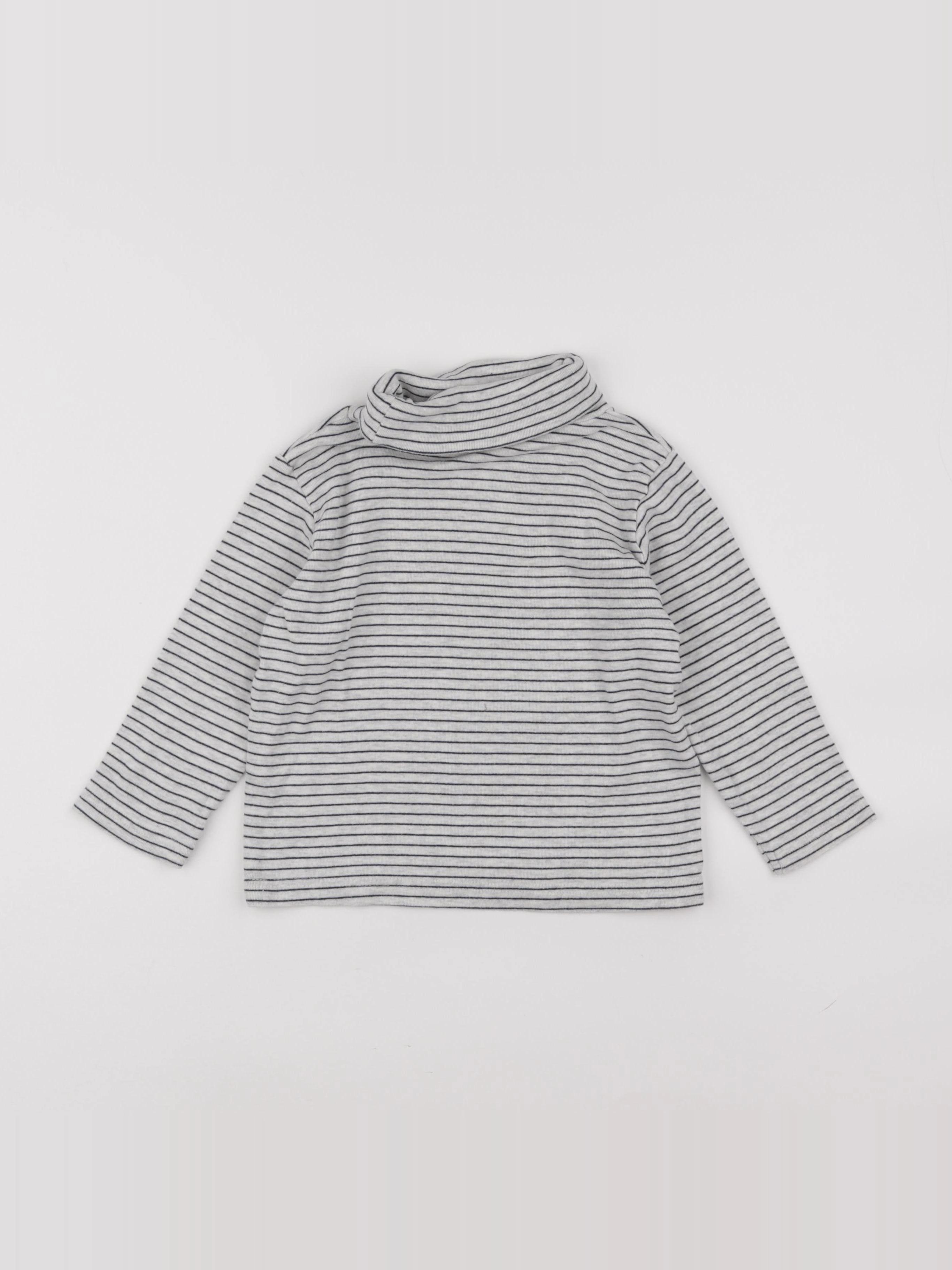 Vertbaudet - sous-pull gris - 5 ans