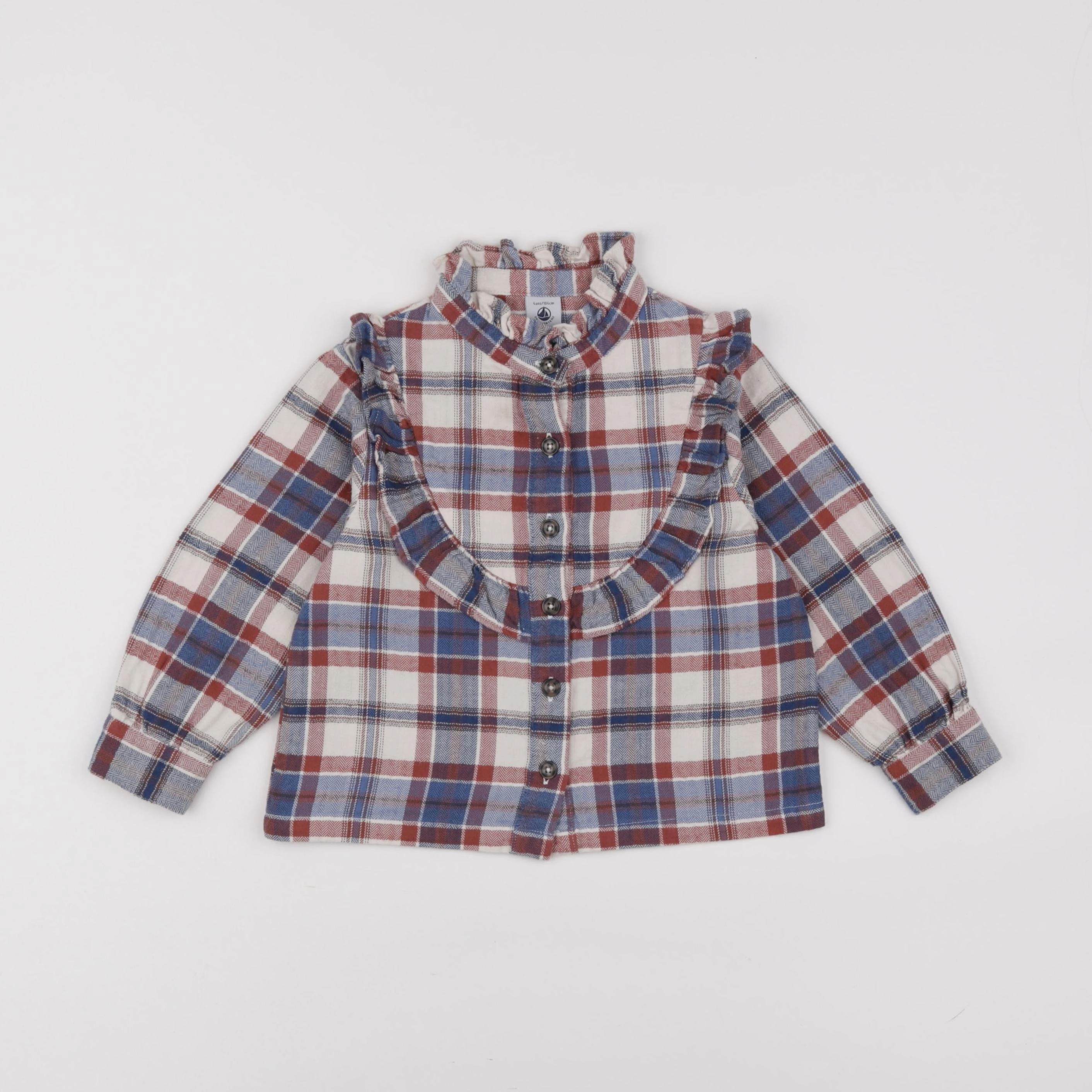 Petit Bateau - blouse multicolore - 4 ans