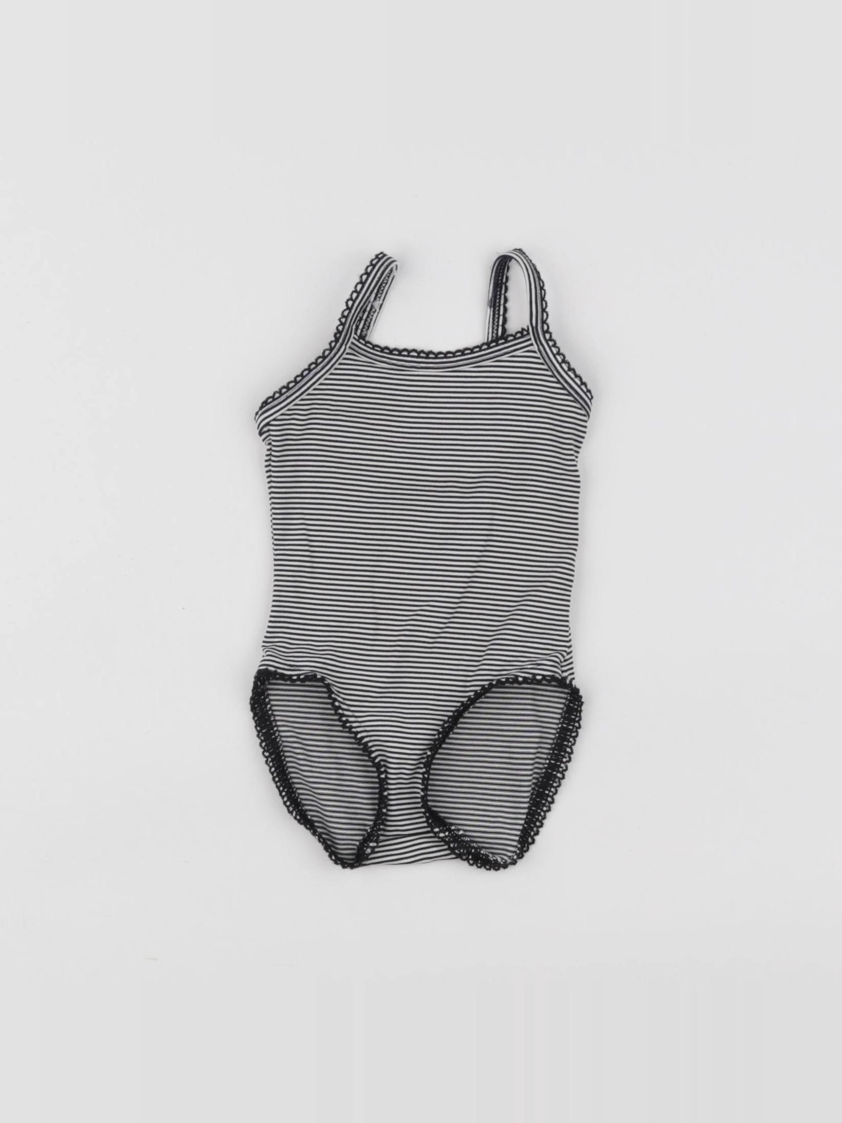 Petit Bateau - maillot de bain bleu, blanc - 12 mois