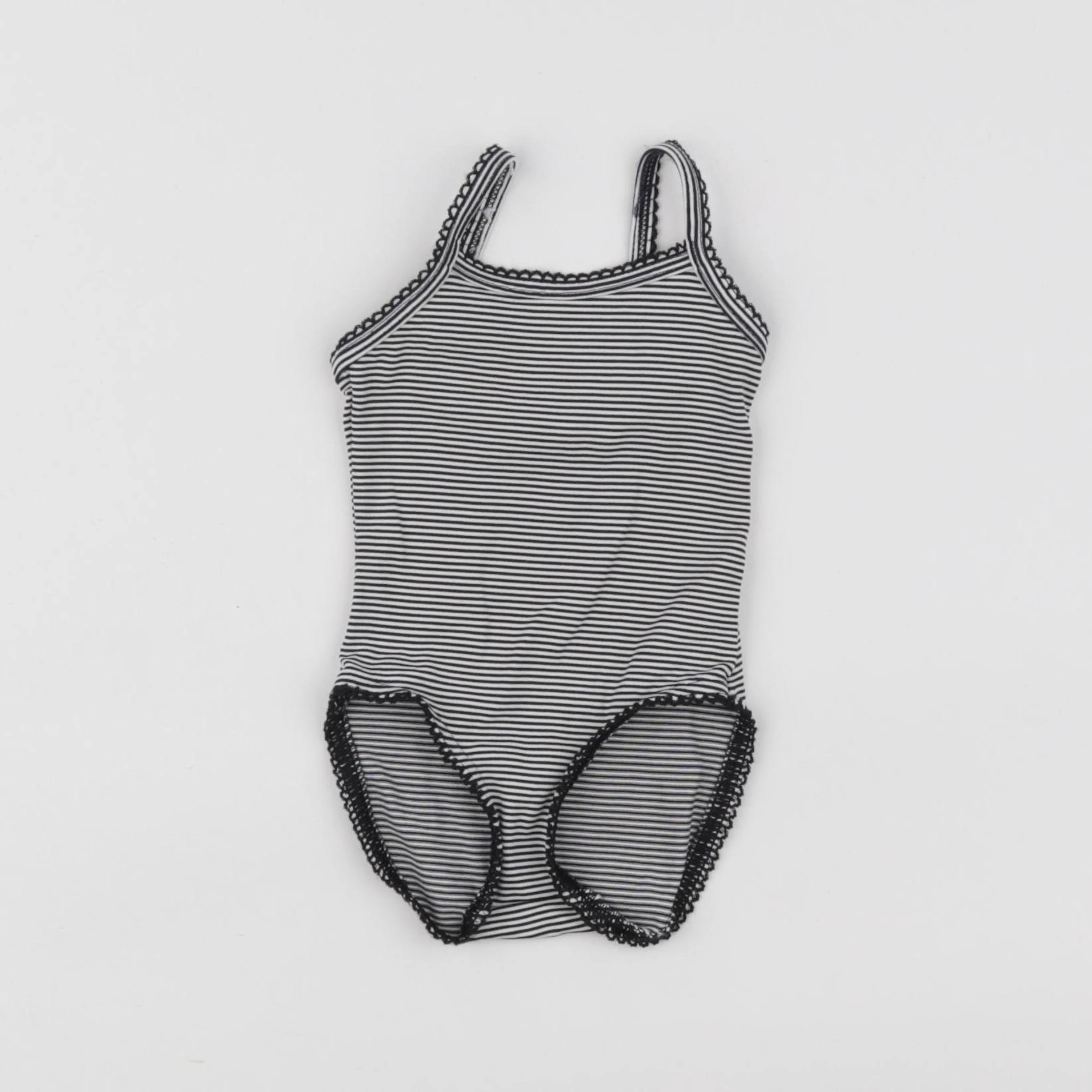 Petit Bateau - maillot de bain bleu, blanc - 12 mois