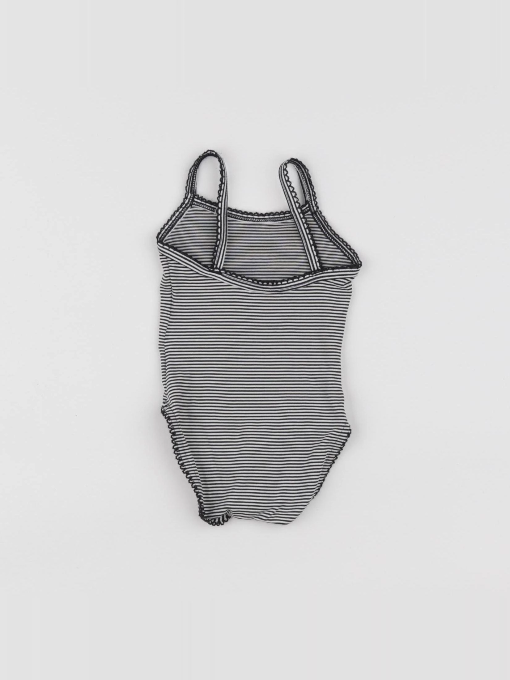 Petit Bateau - maillot de bain bleu, blanc - 12 mois