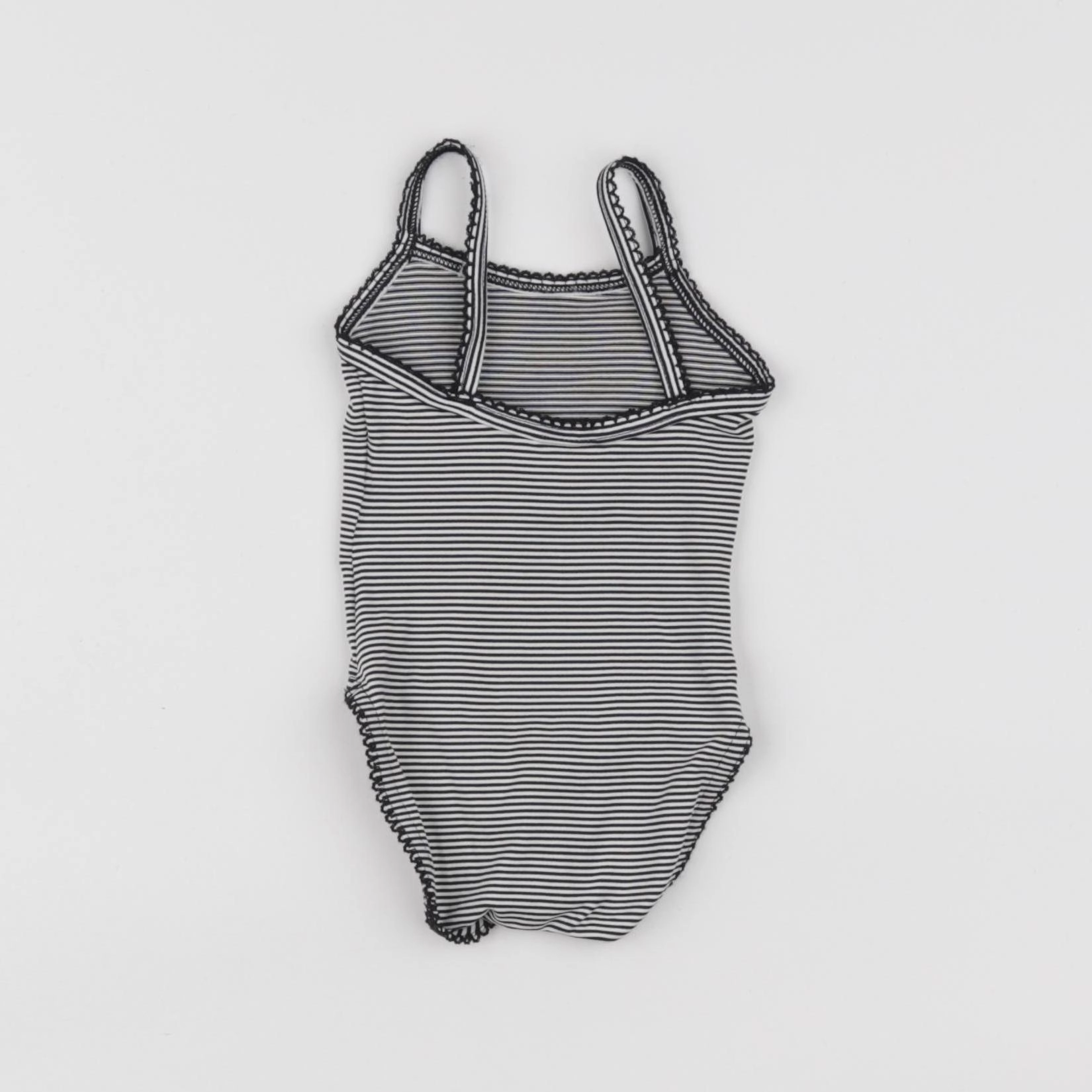 Petit Bateau - maillot de bain bleu, blanc - 12 mois