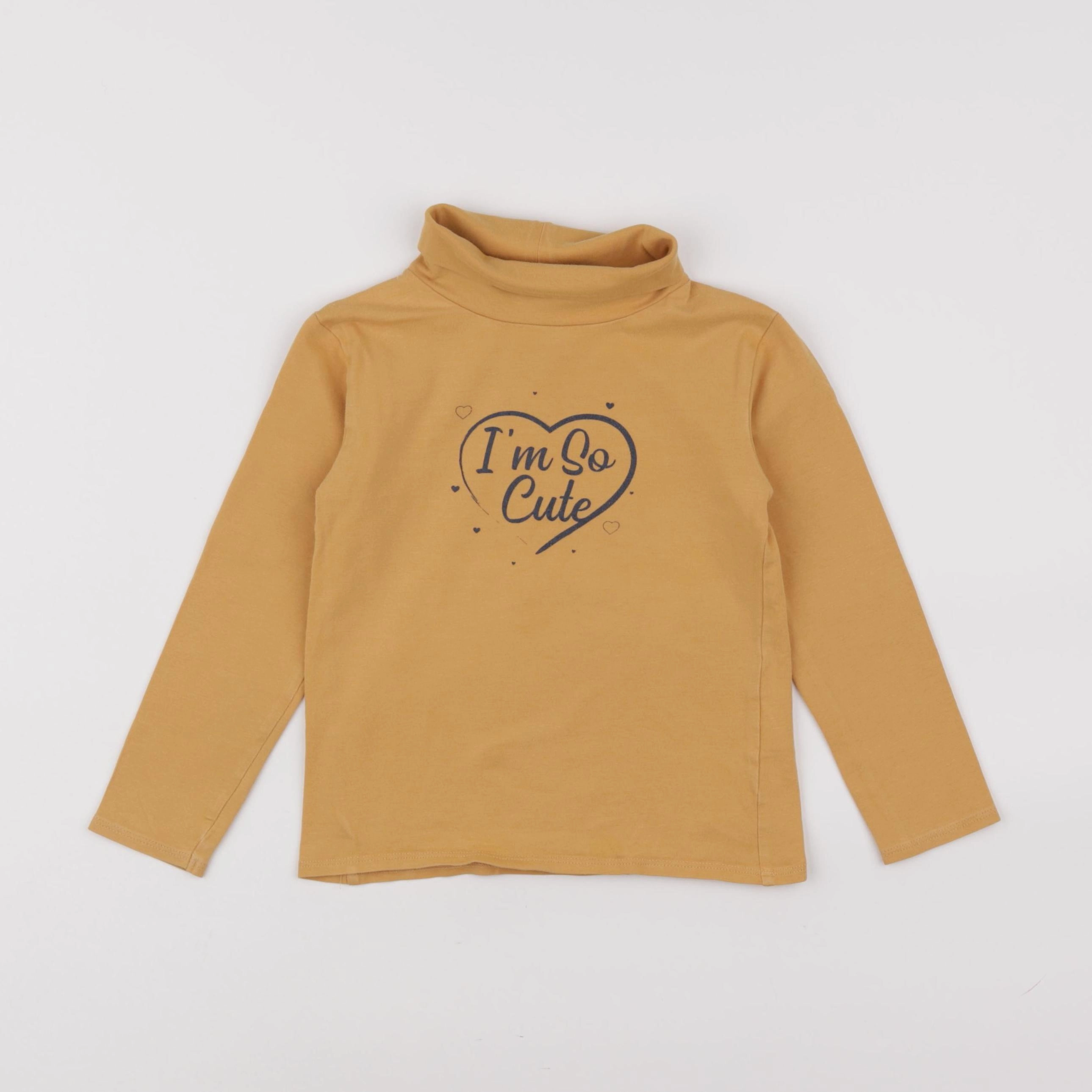 Vertbaudet - sous-pull jaune - 4 ans