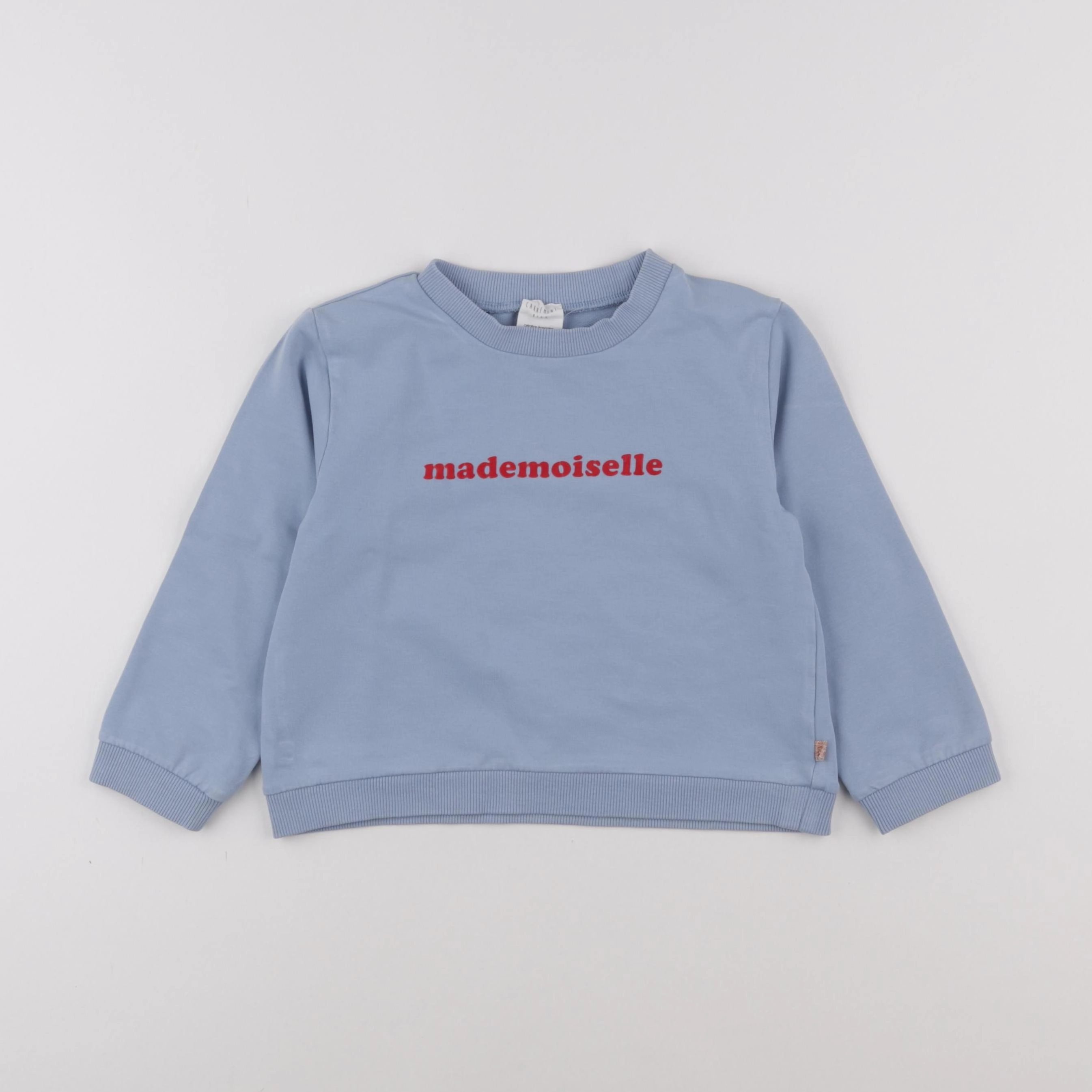 Carrément Beau - sweat bleu - 5 ans