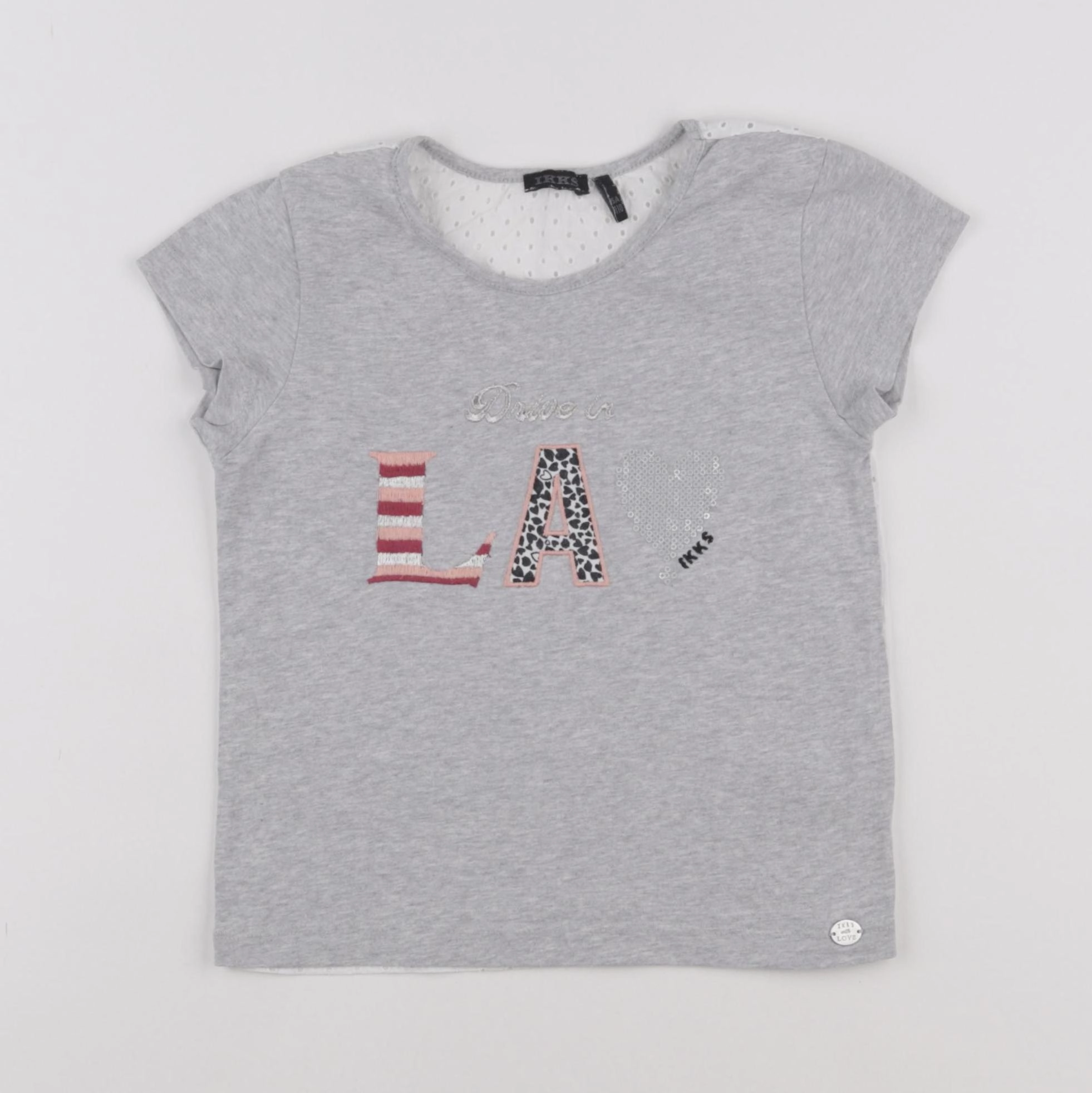 IKKS - tee-shirt gris - 5 ans