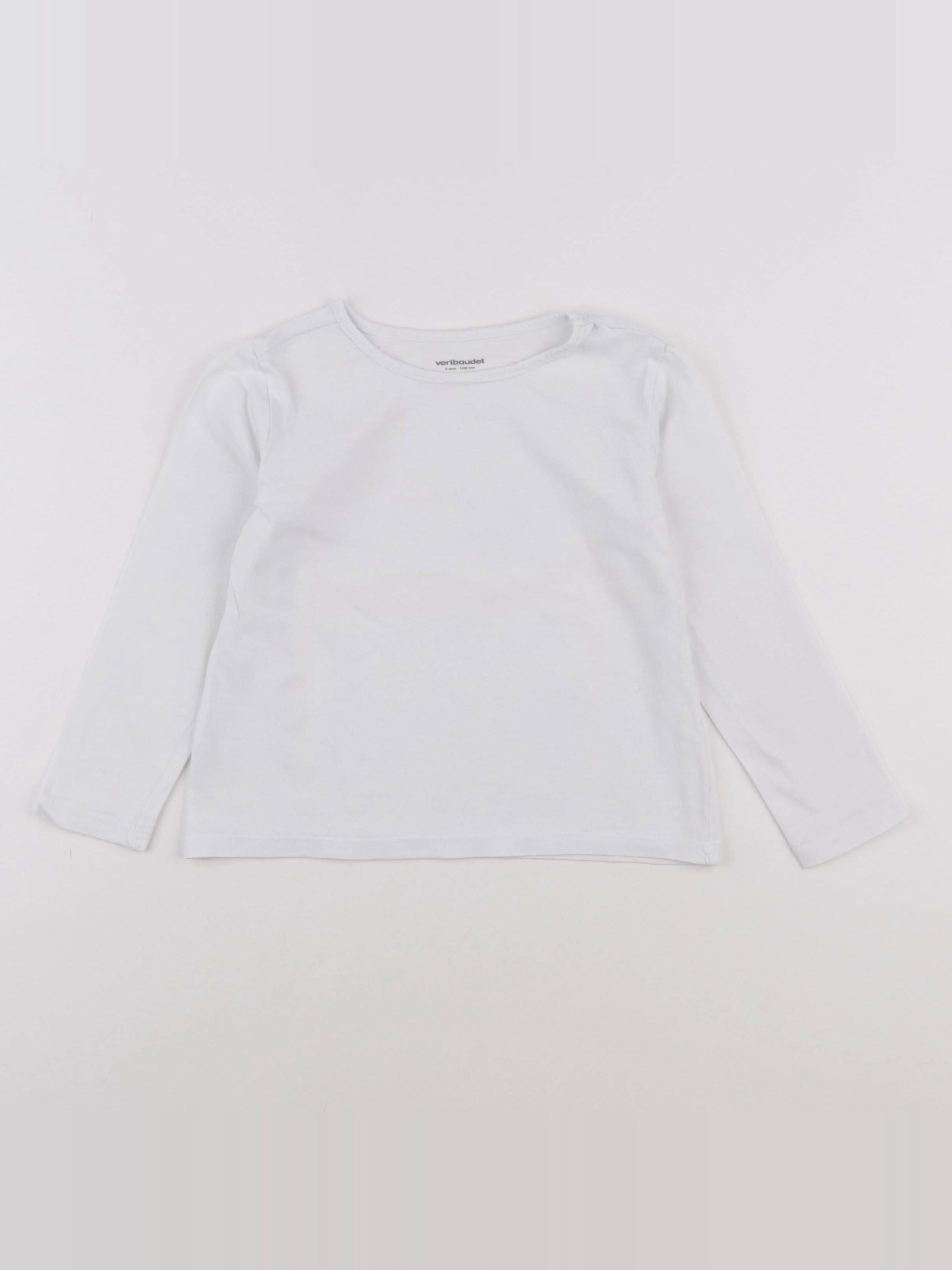 Vertbaudet - maillot de corps blanc - 5 ans