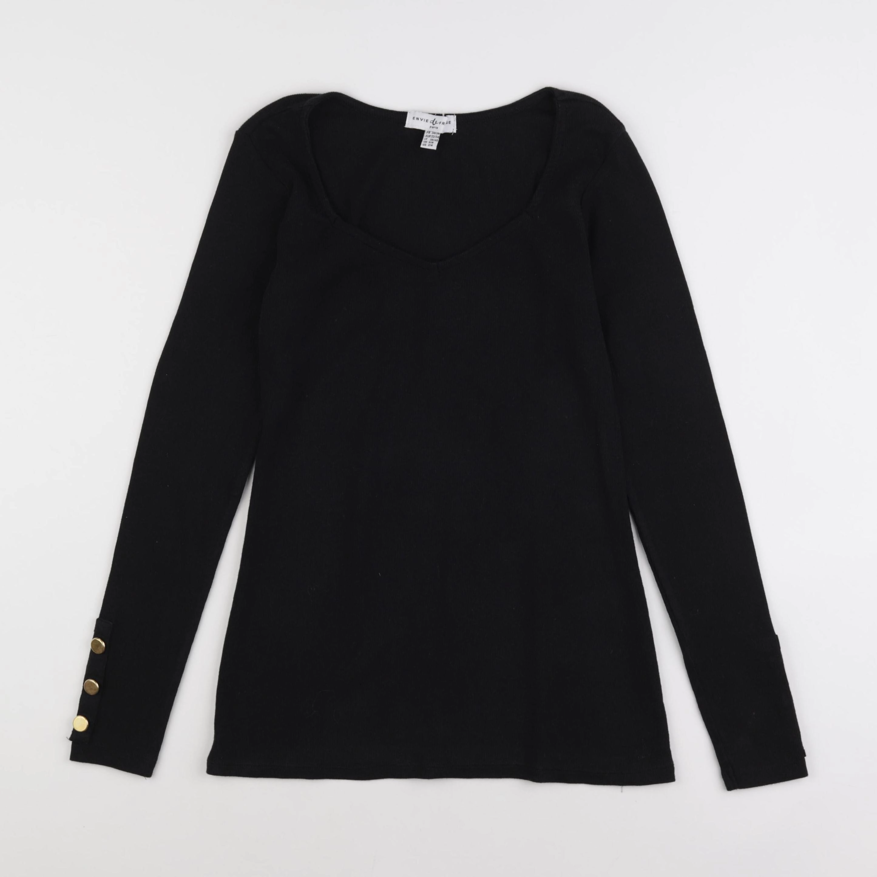 Envie de fraise - tee-shirt grossesse noir - 34 à 36