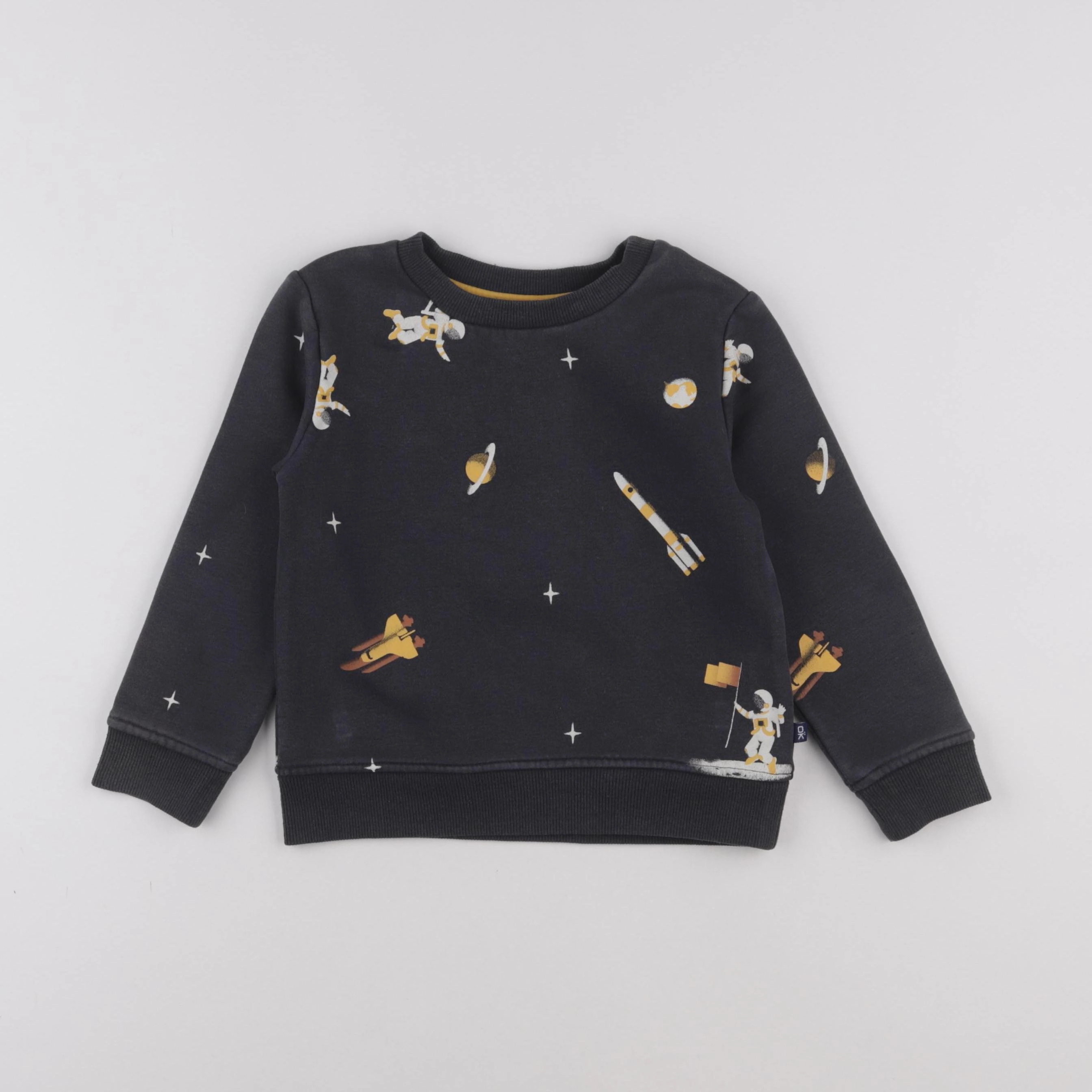 Okaidi - sweat gris - 4 ans
