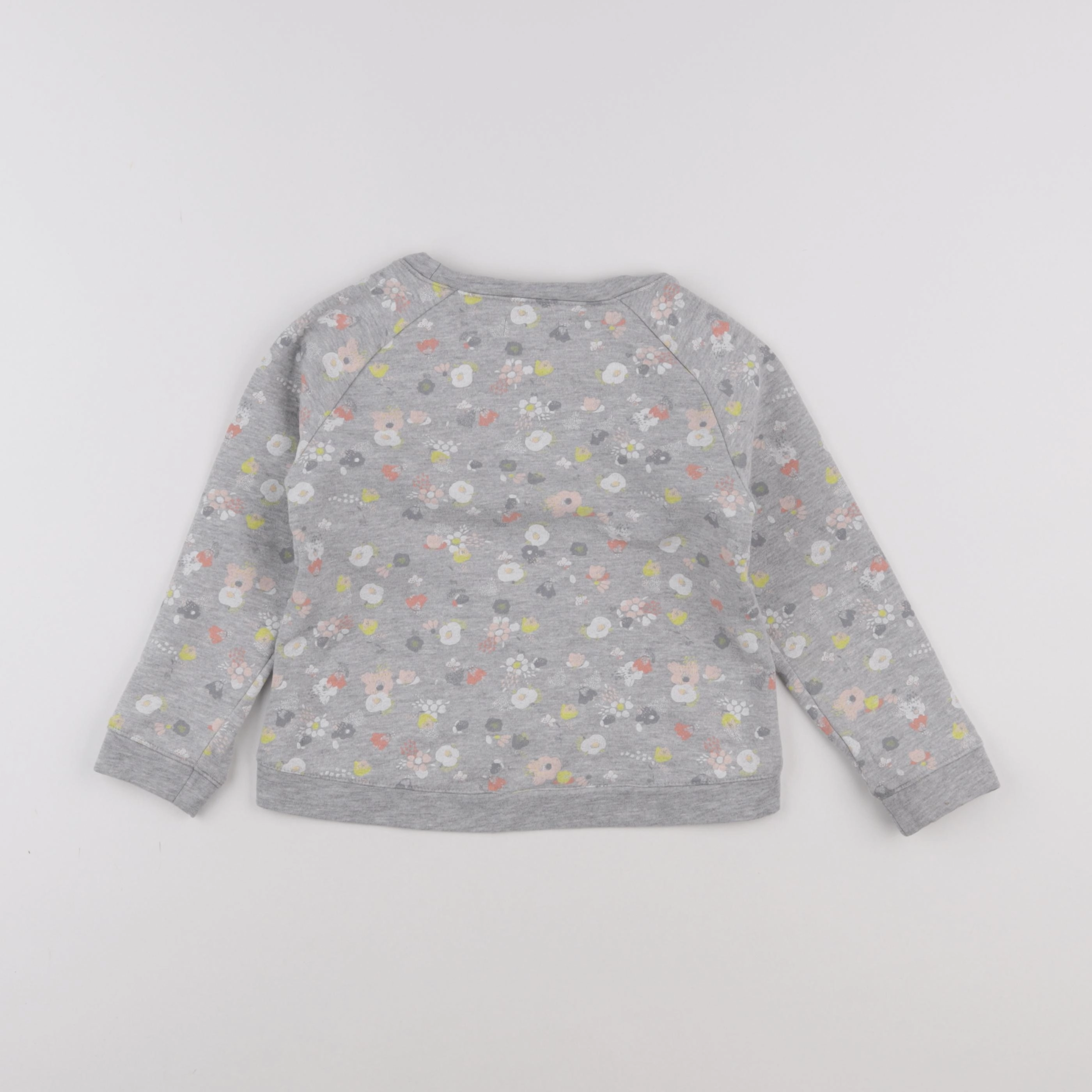 Vertbaudet - sweat gris - 5 ans