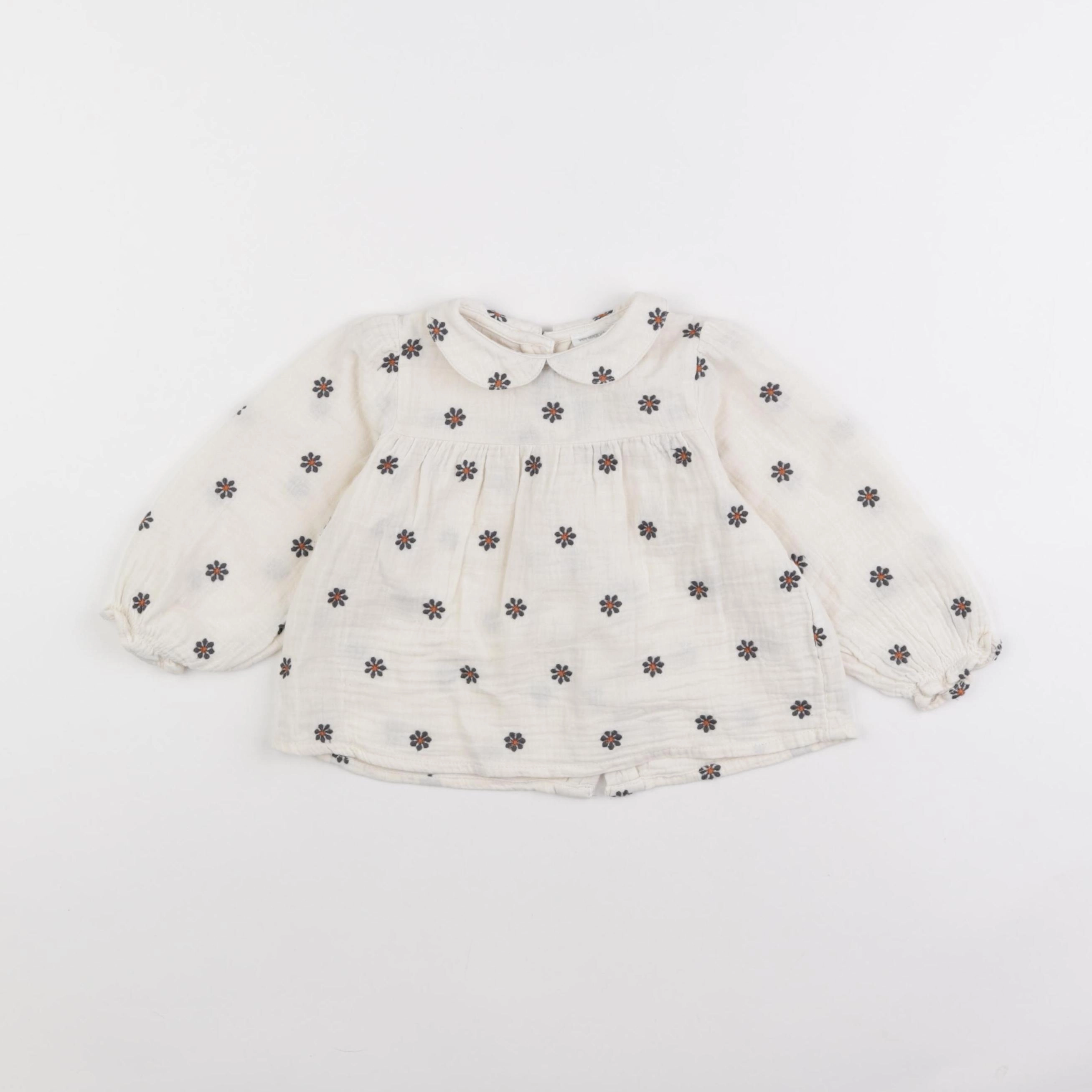Vertbaudet - blouse beige - 18 mois