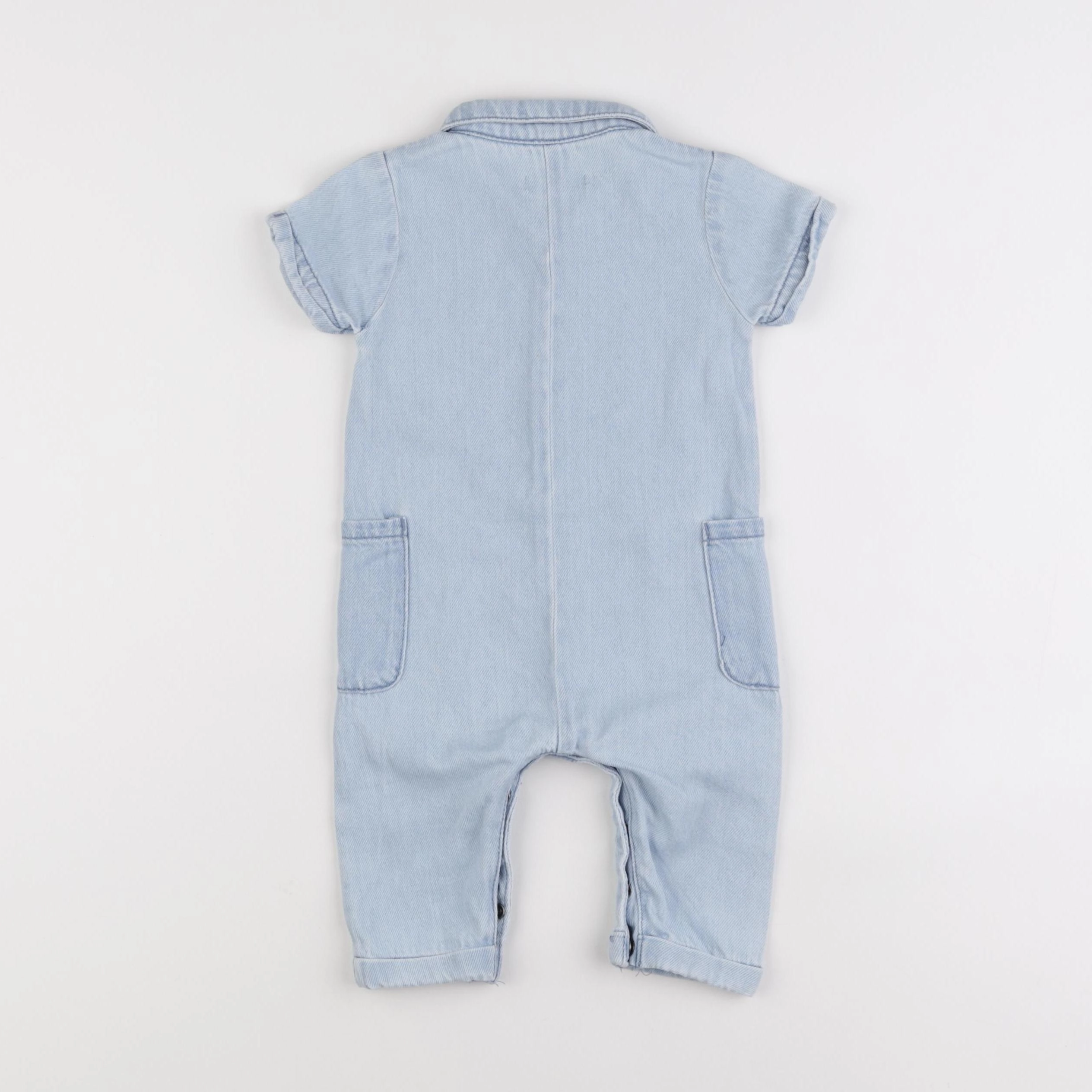 Vertbaudet - combinaison bleu - 9 mois