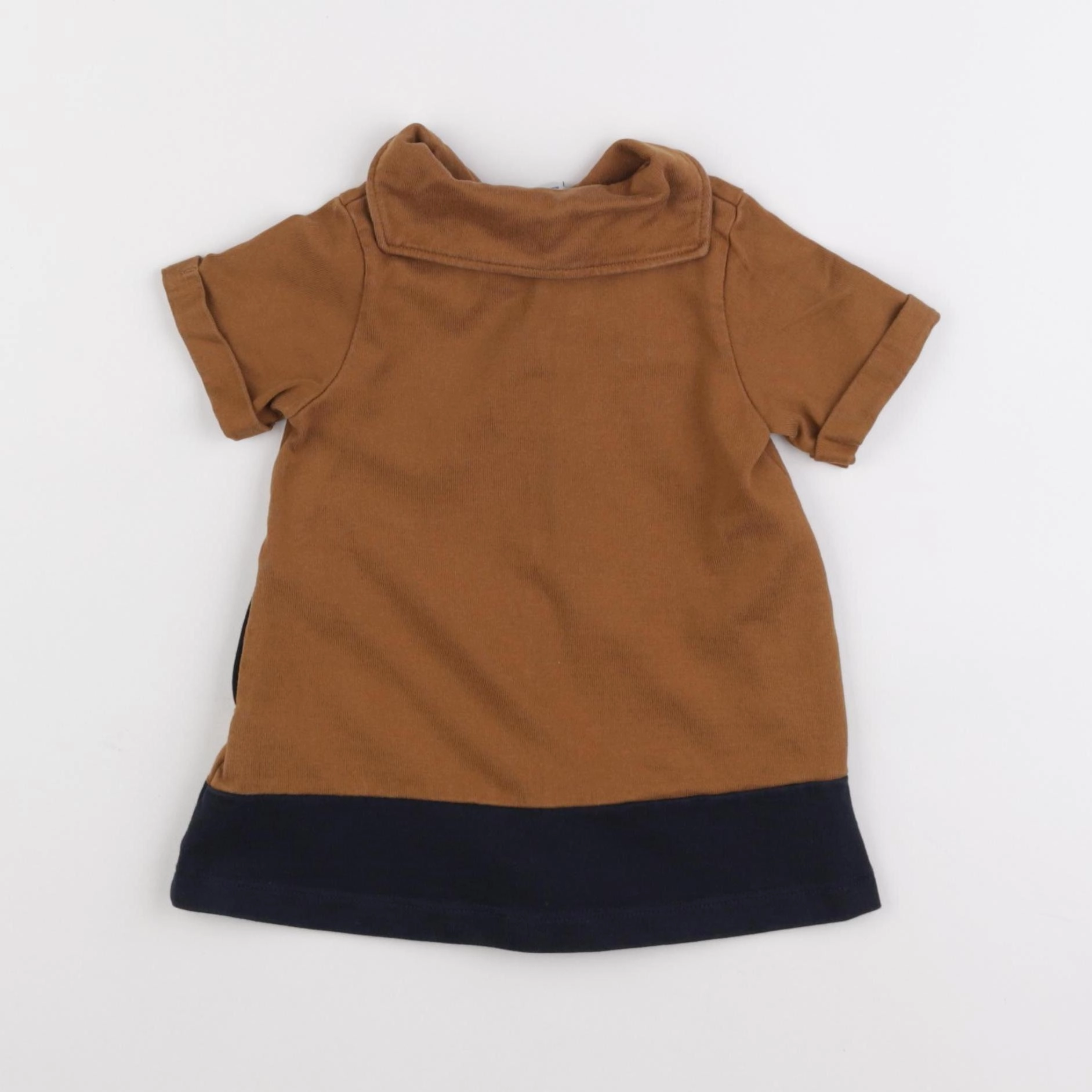 Petit Bateau - robe marron - 6 mois