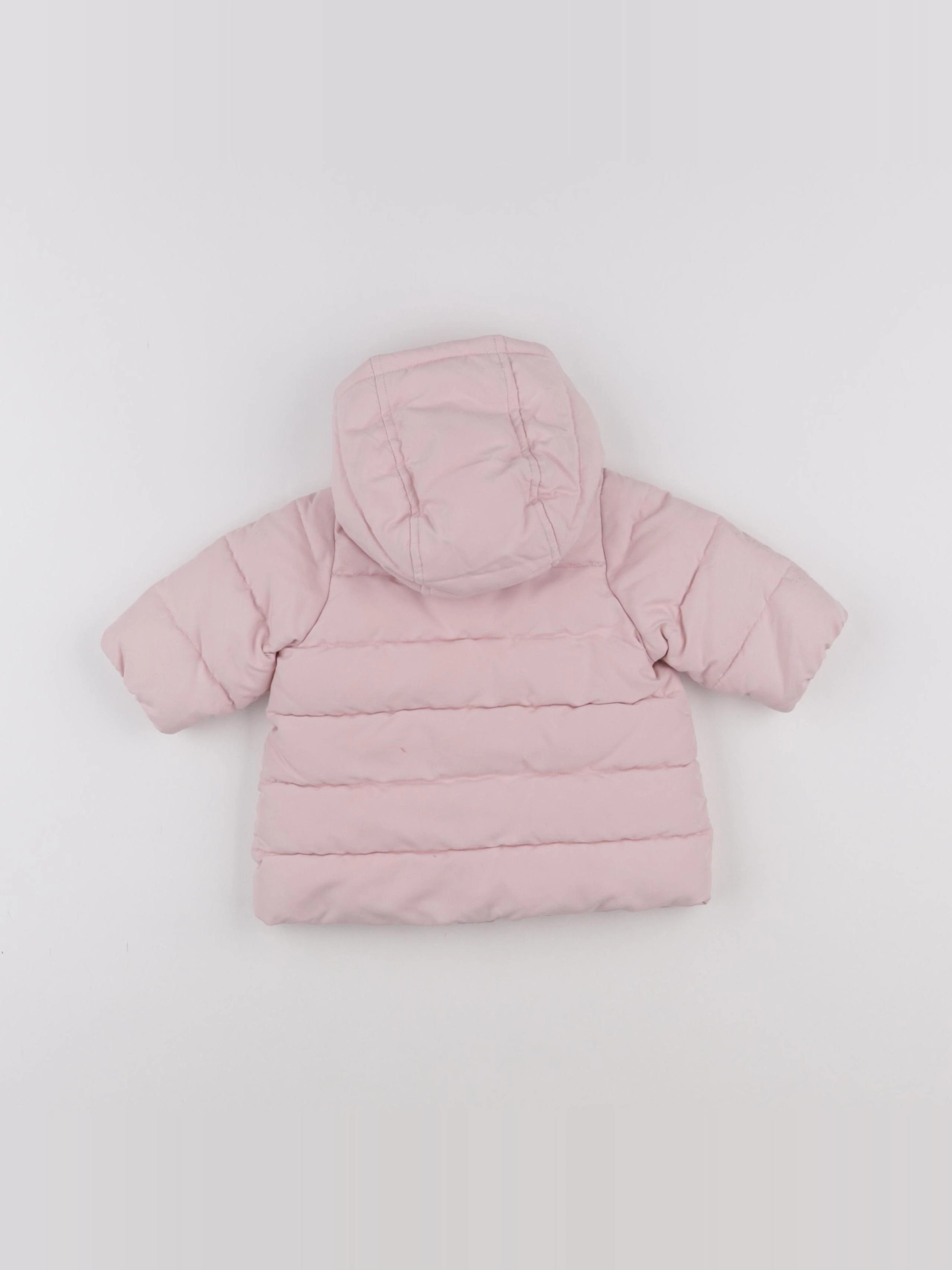 Petit Bateau - doudoune rose - 3 mois