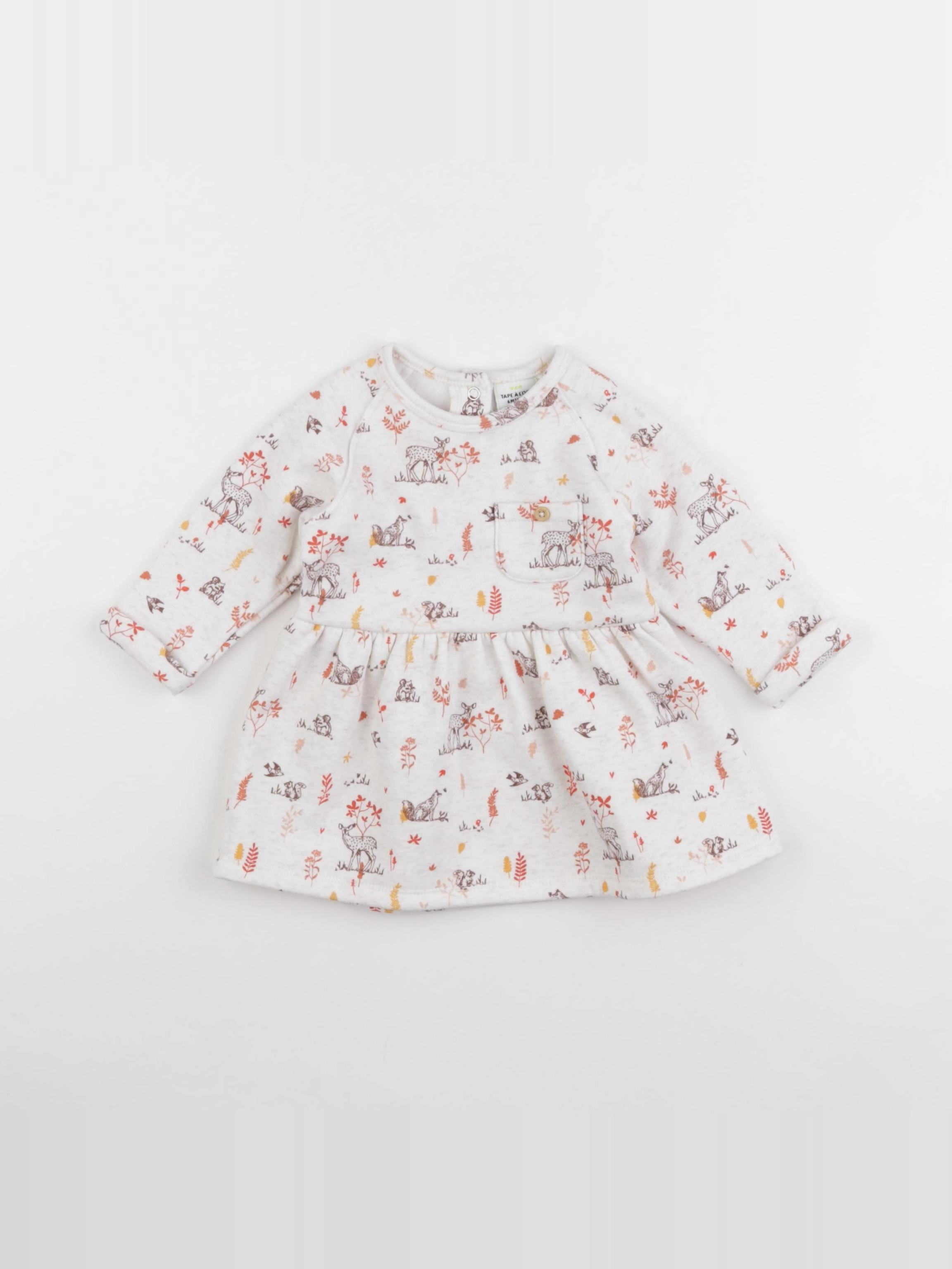 Tape à l'oeil - robe beige - 6 mois