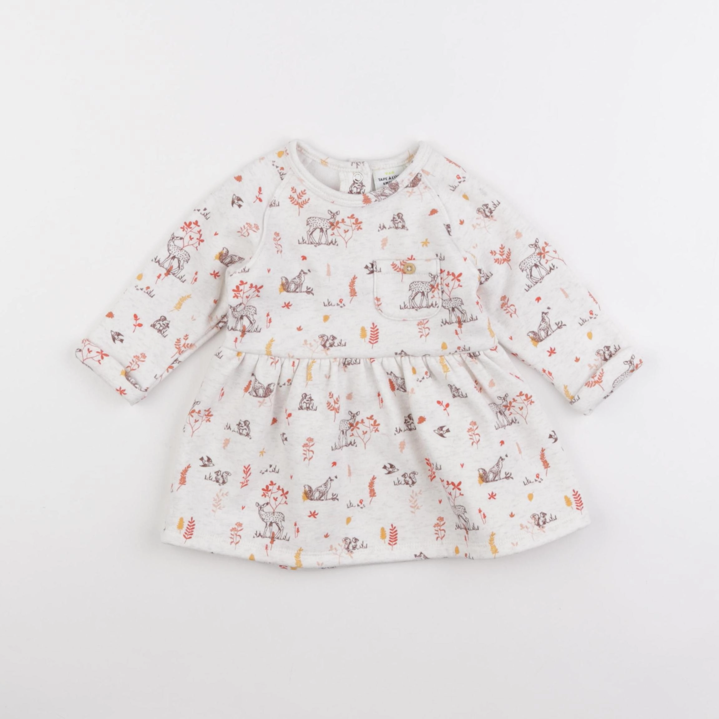 Tape à l'oeil - robe beige - 6 mois