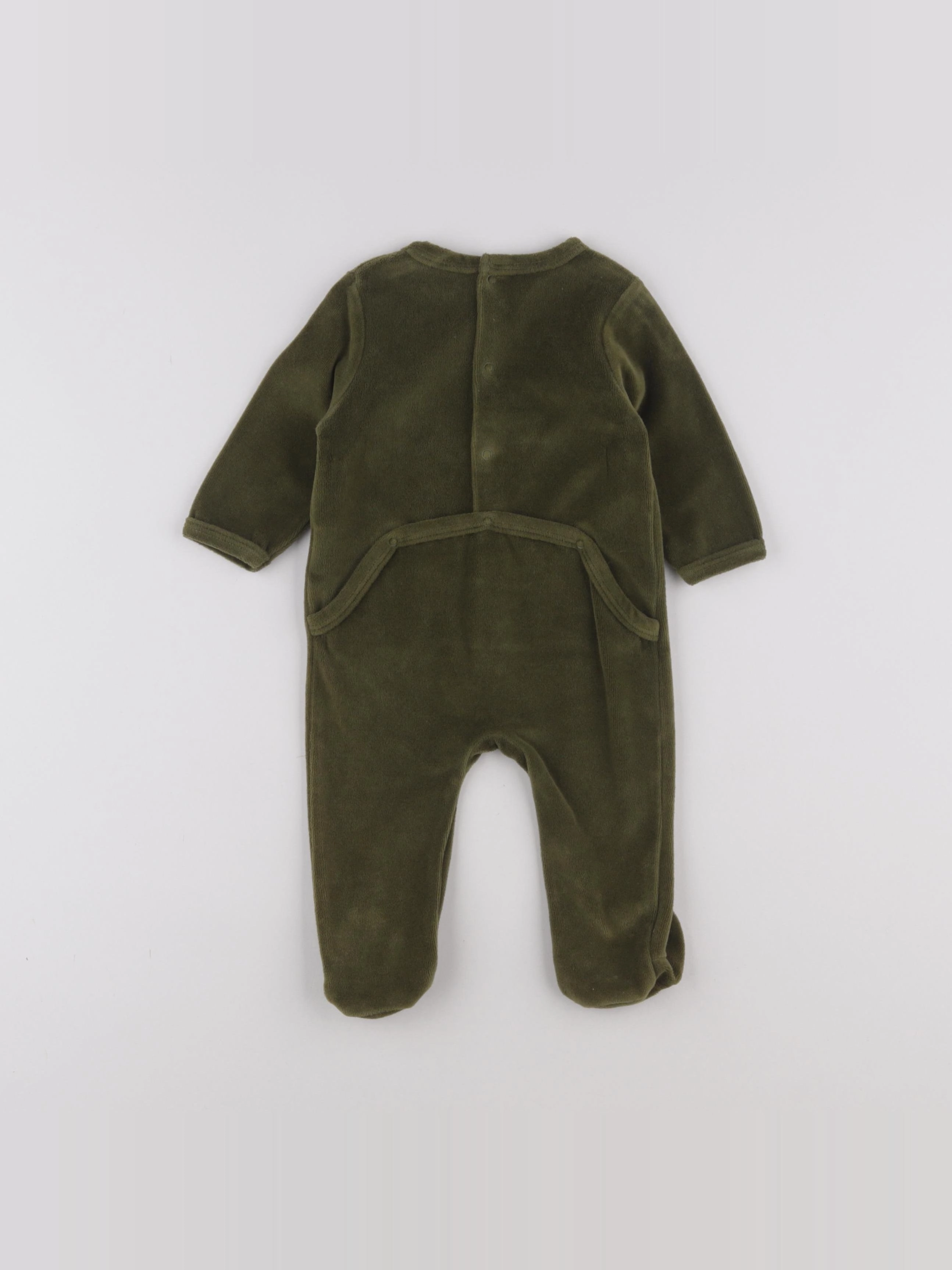 Vertbaudet - pyjama vert - 6 mois